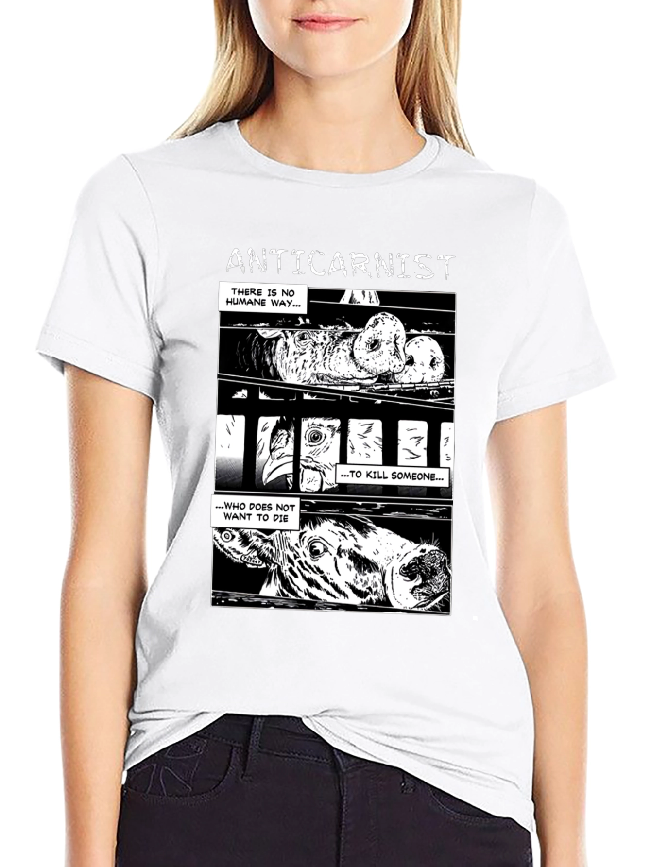 Anticarnist Vegan T-Shirt - Animal Rights Tee