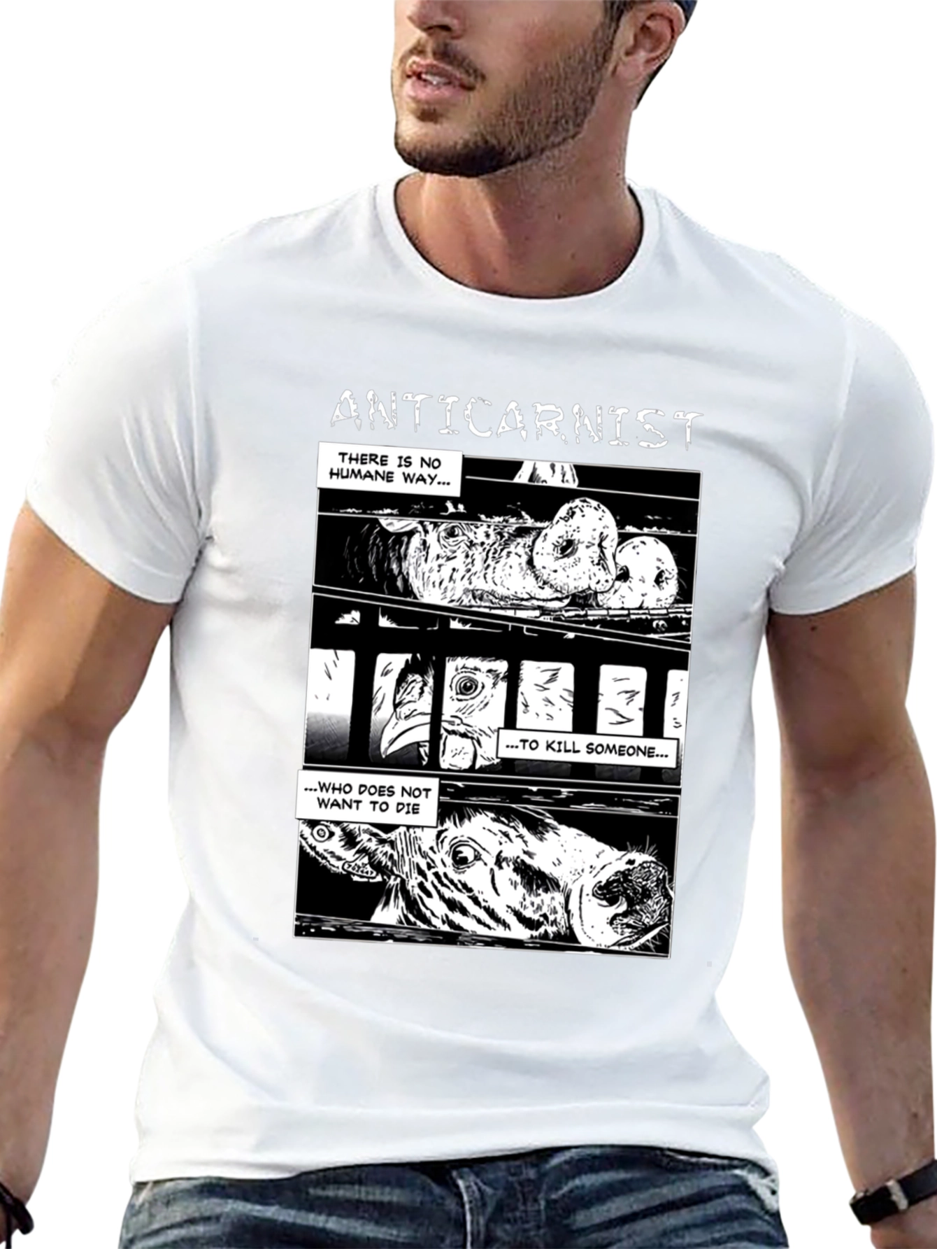 Anticarnist Vegan T-Shirt - Animal Rights Tee