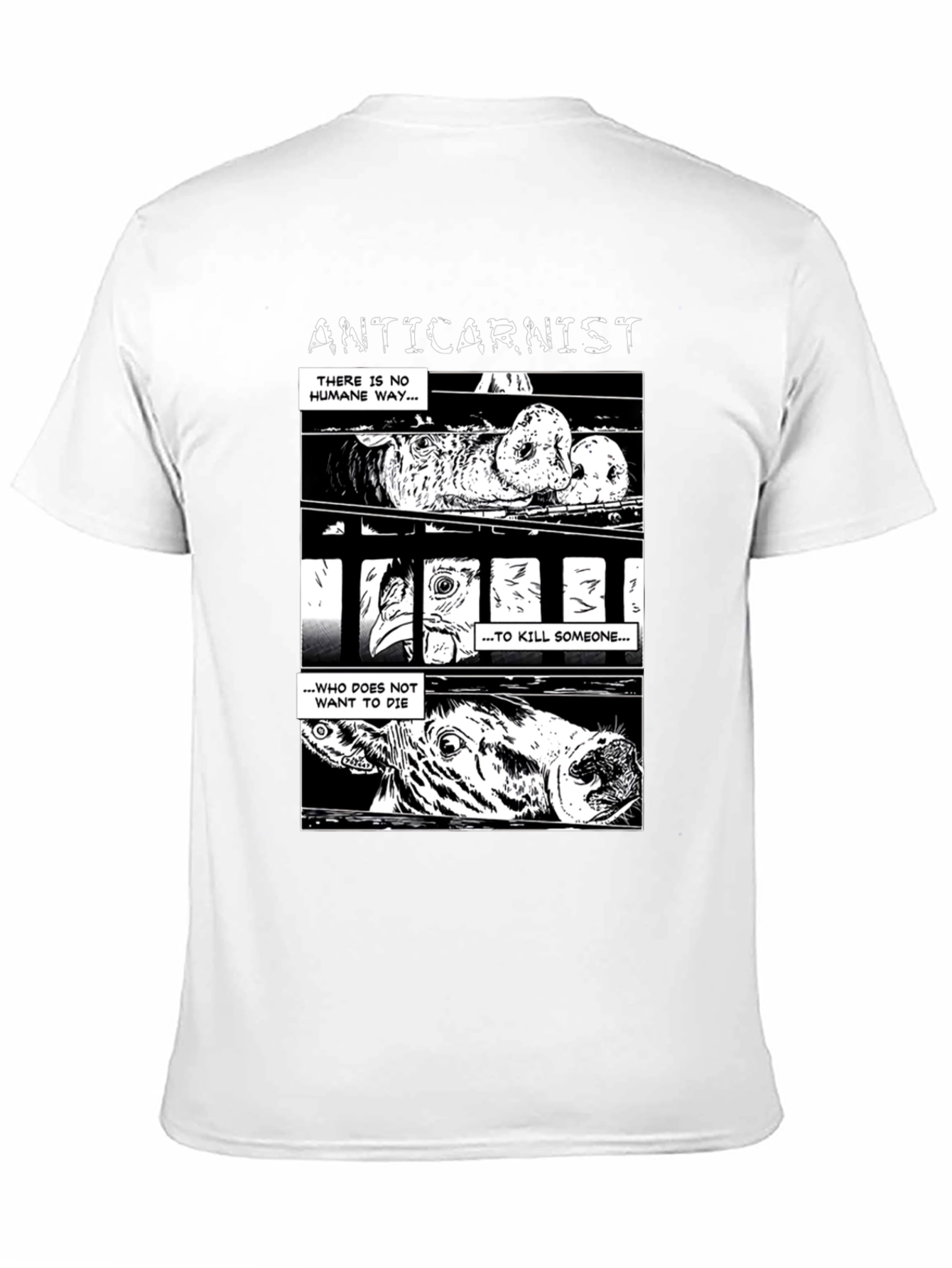 Anticarnist Vegan T-Shirt - Animal Rights Tee
