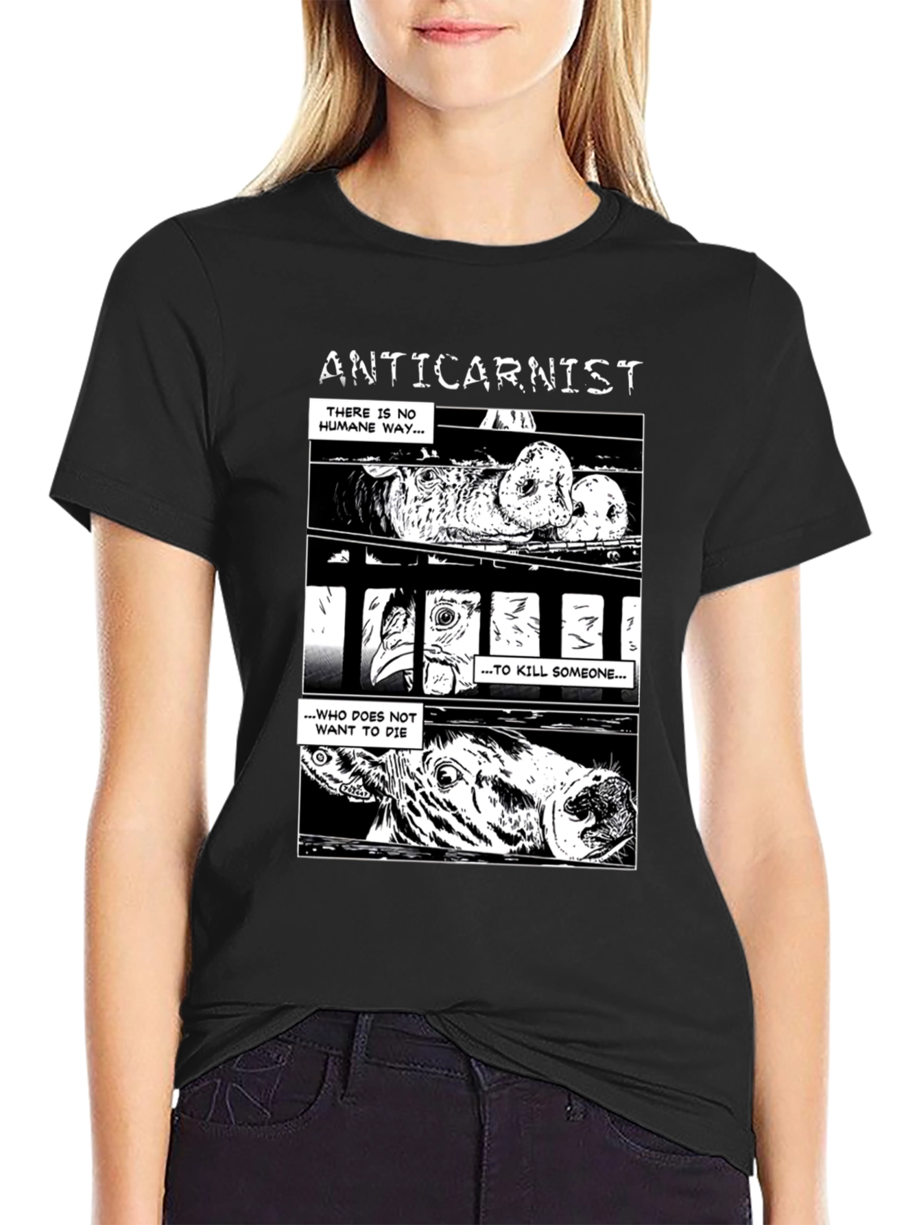 Anticarnist Vegan T-Shirt - Animal Rights Tee