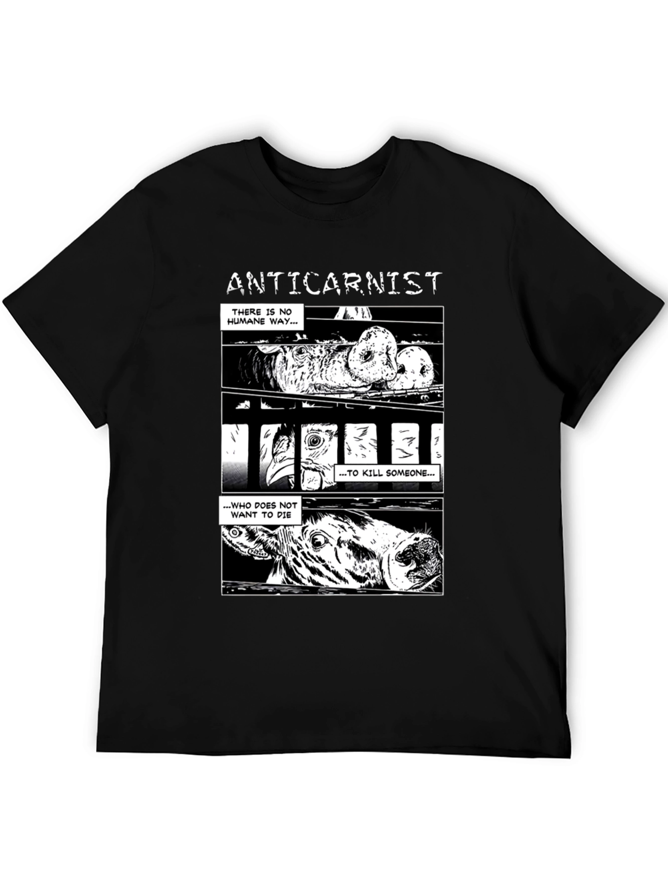 Anticarnist Vegan T-Shirt - Animal Rights Tee