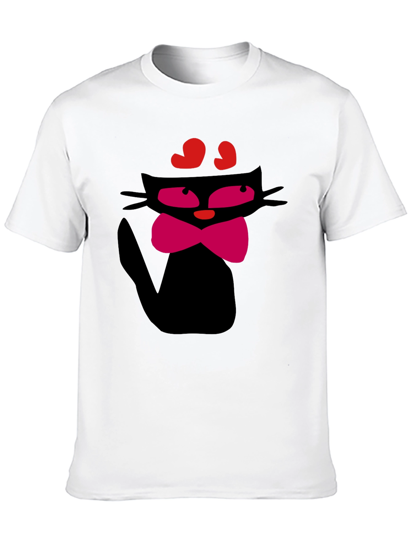 Cool Cat T-Shirt - Black Fun Design