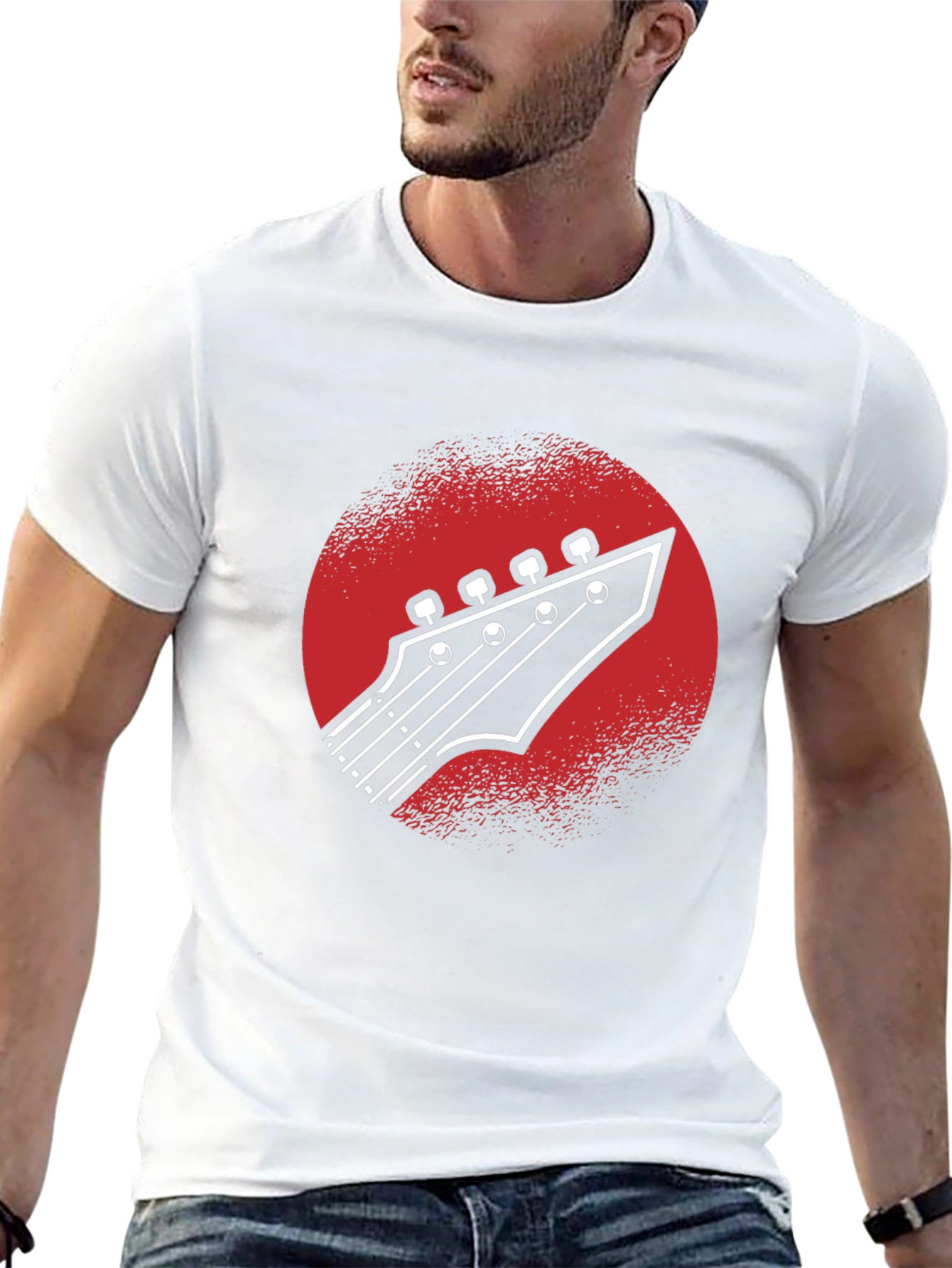 Guitar Head T-Shirt - Rock Music Tee