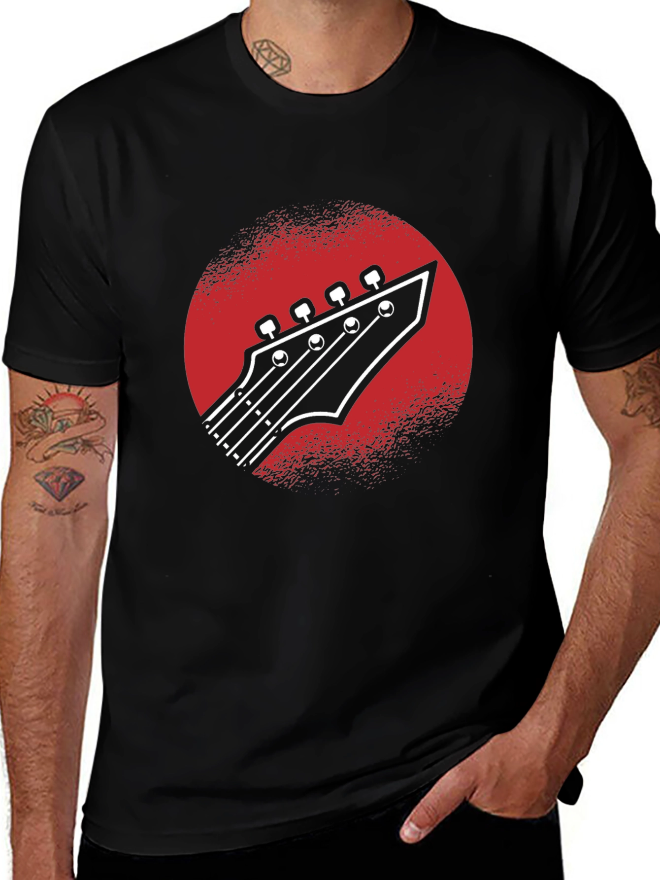 Guitar Head T-Shirt - Rock Music Tee