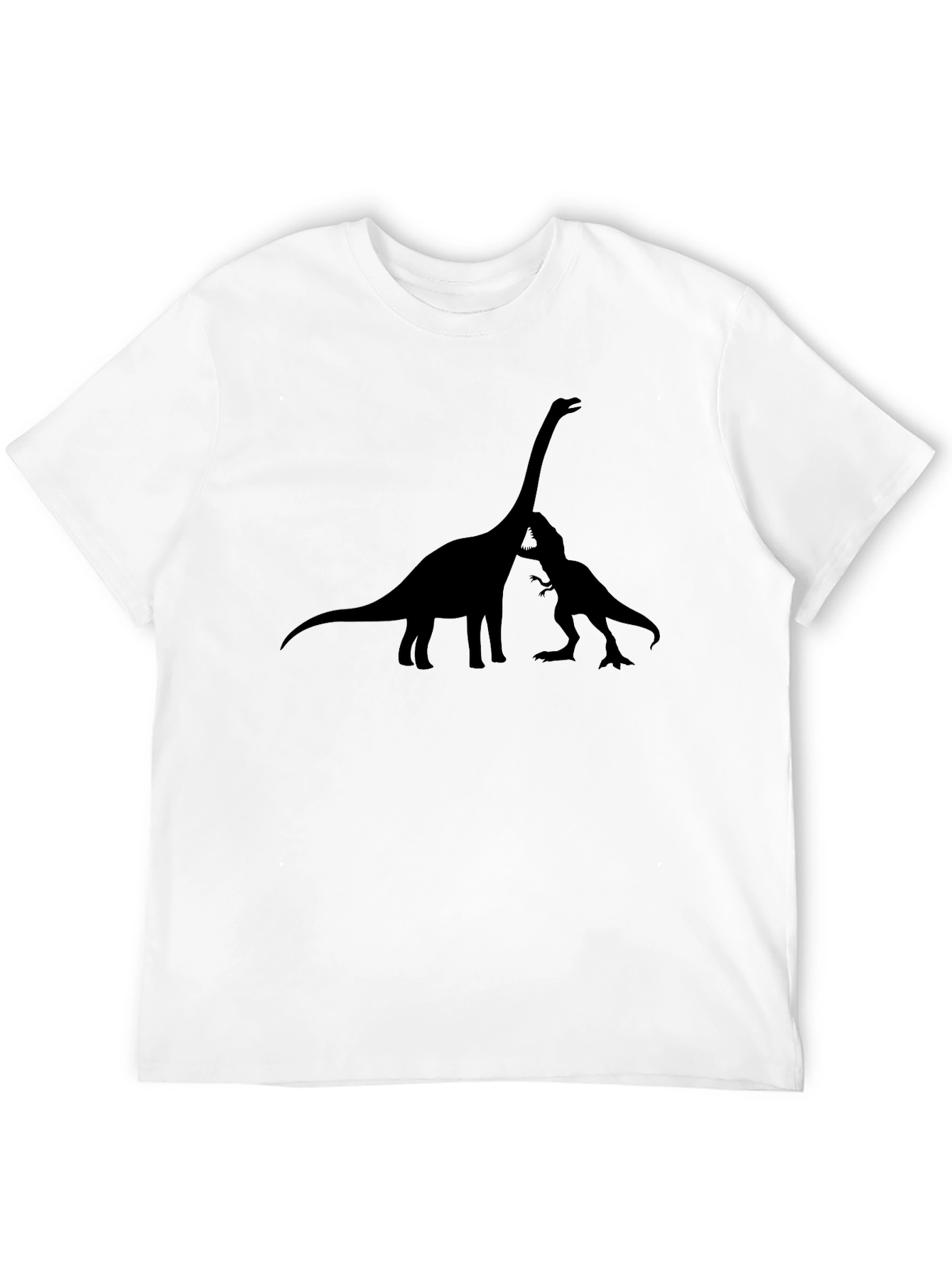 Dino Silhouette T-Shirt - Black