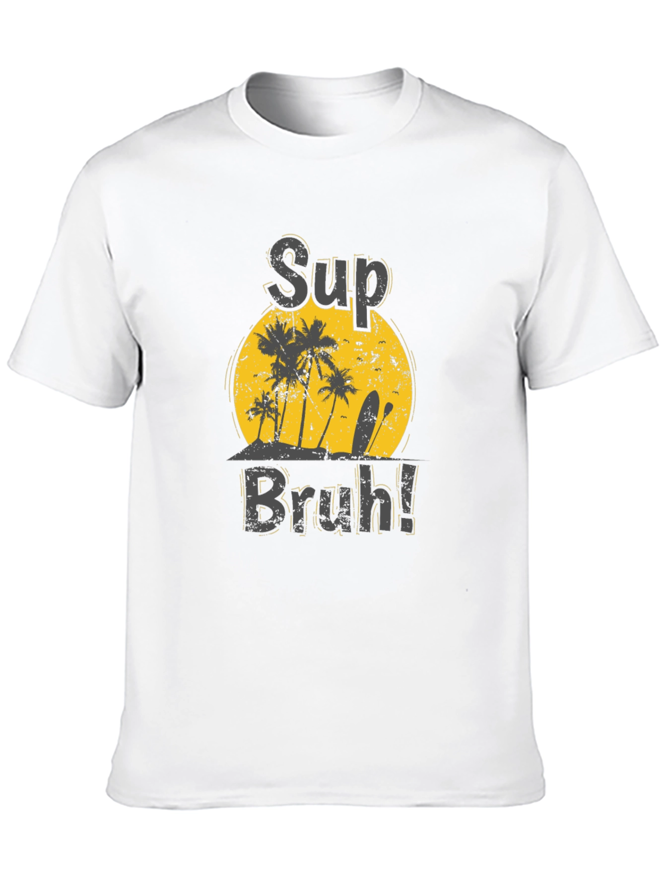 Sup Bruh! Tropical Beach Graphic Tee
