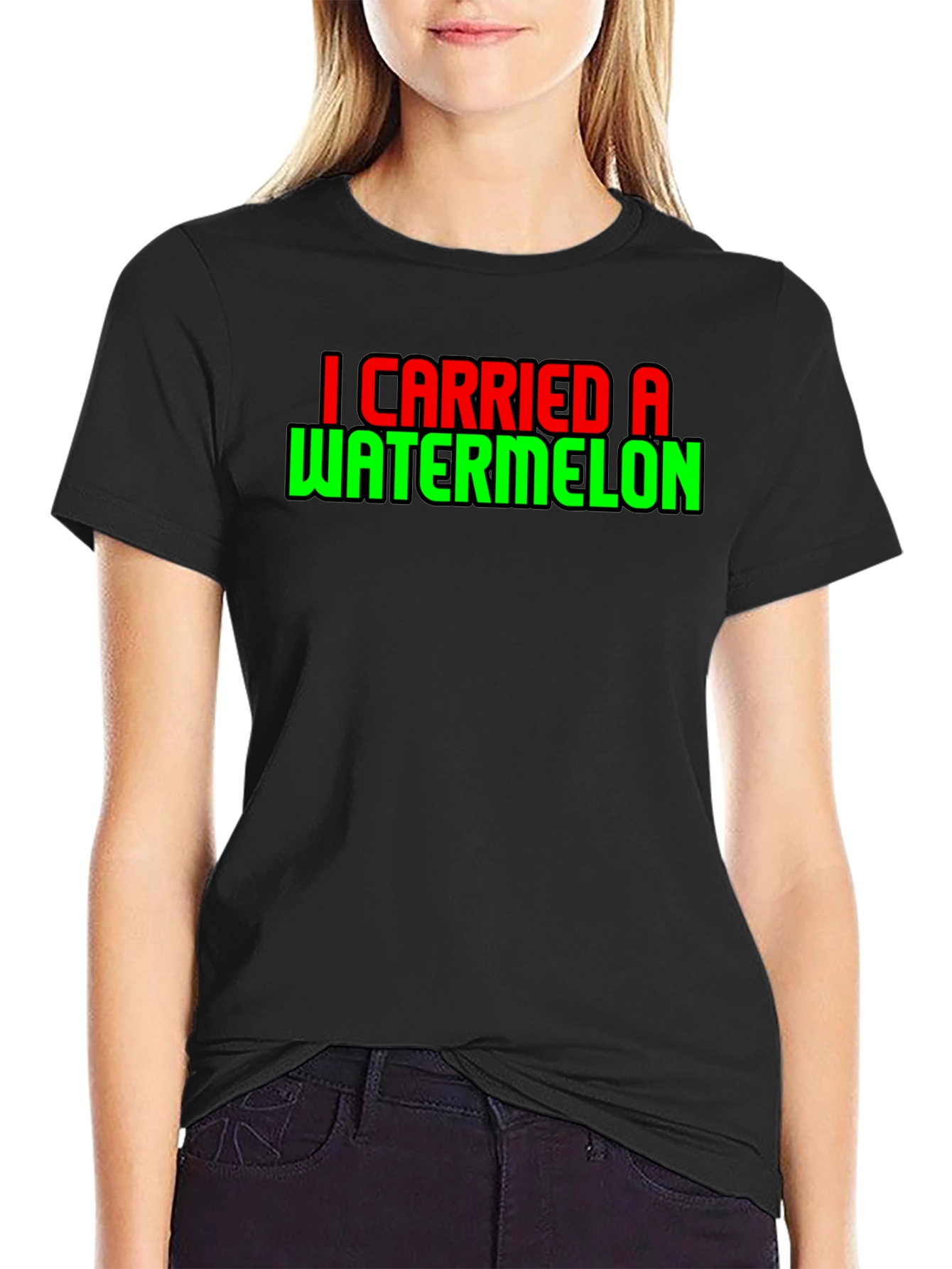I Carried a Watermelon T-Shirt Funny Dance Movie Tee