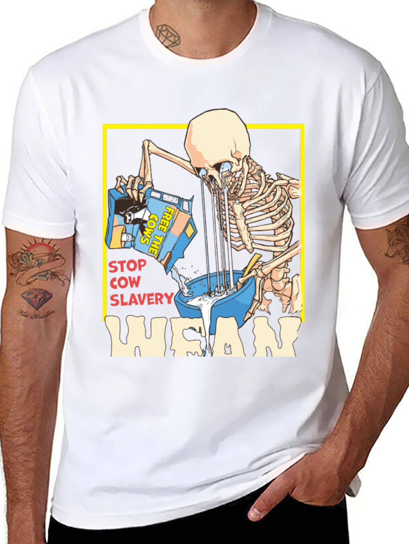 Vegan T-Shirt: Stop Cow Slavery