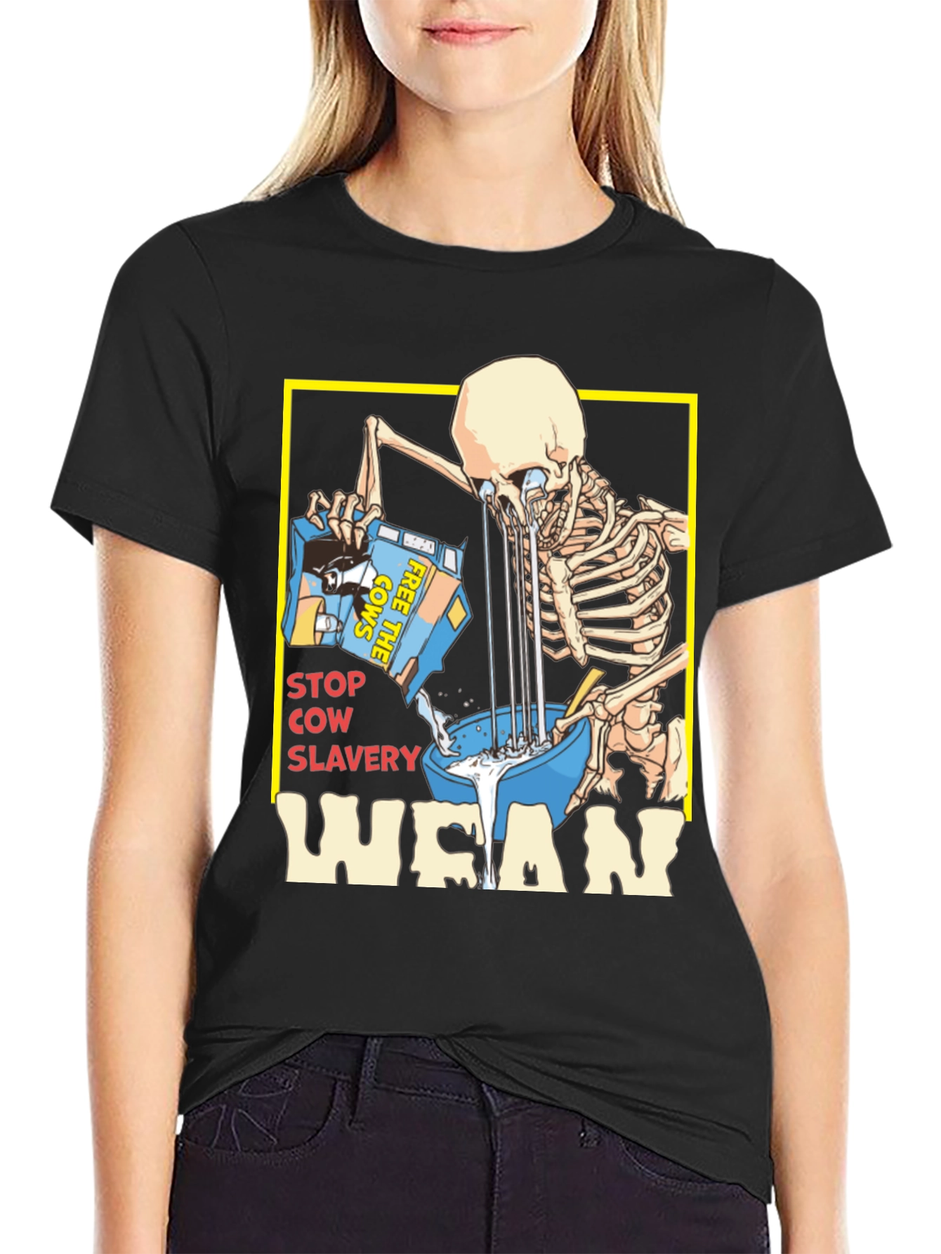 Vegan T-Shirt: Stop Cow Slavery