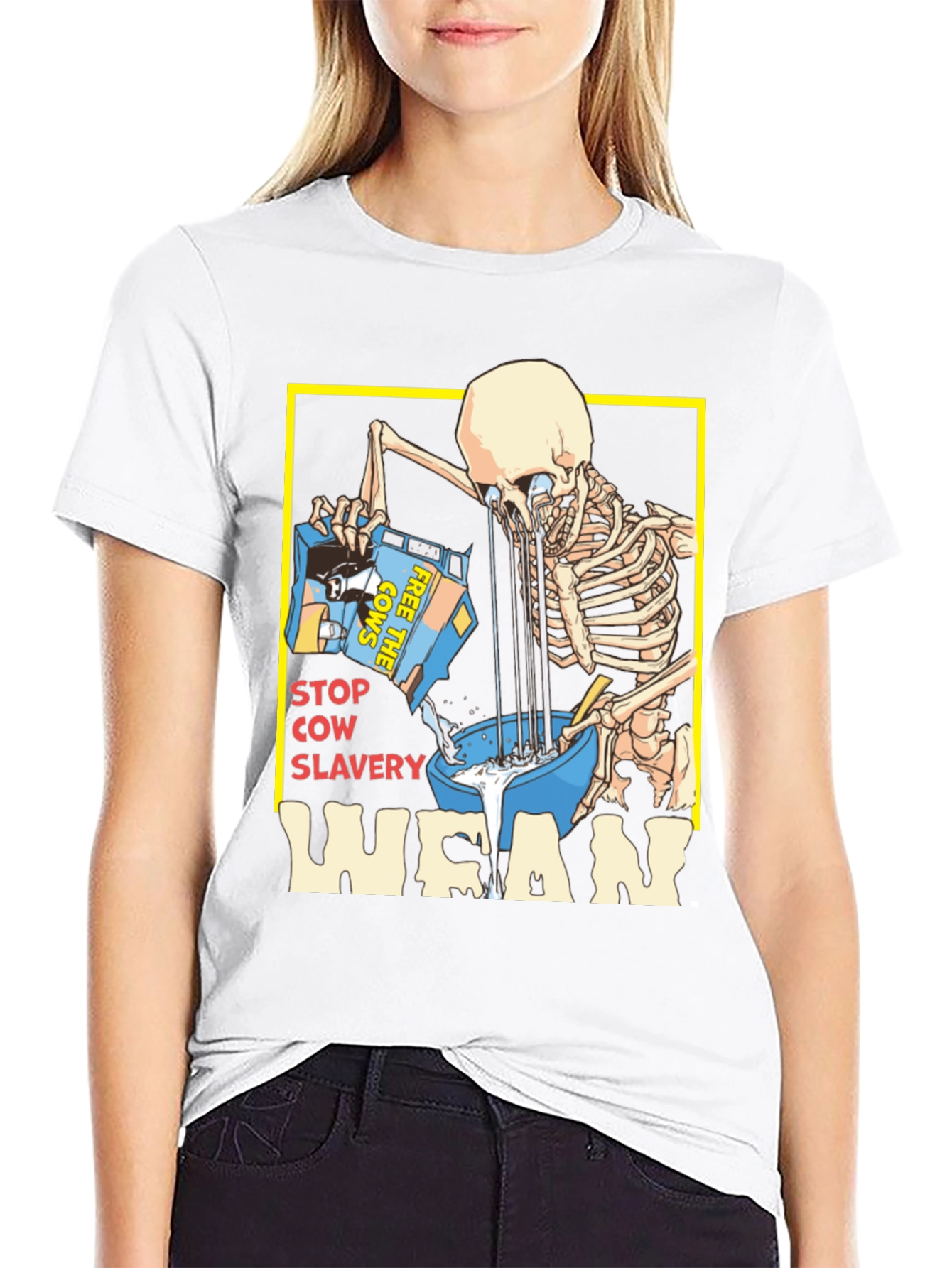 Vegan T-Shirt: Stop Cow Slavery