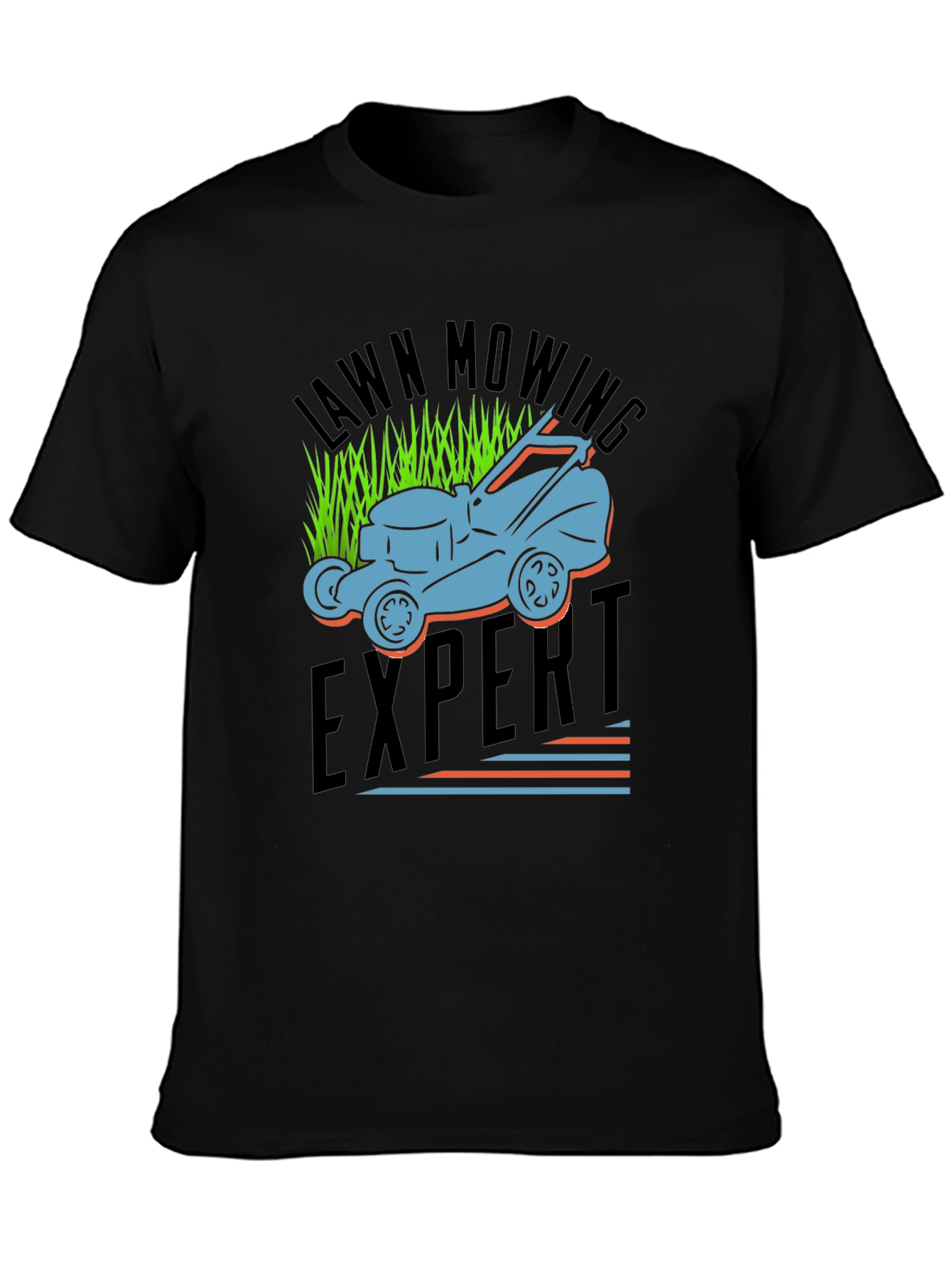 Lawn Mowing Expert Graphic T-Shirt - Comfortable Fit