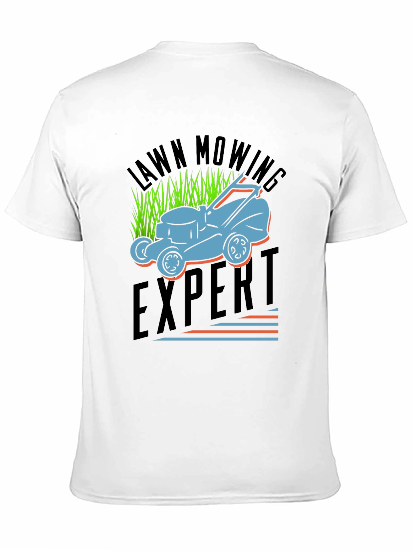Lawn Mowing Expert Graphic T-Shirt - Comfortable Fit