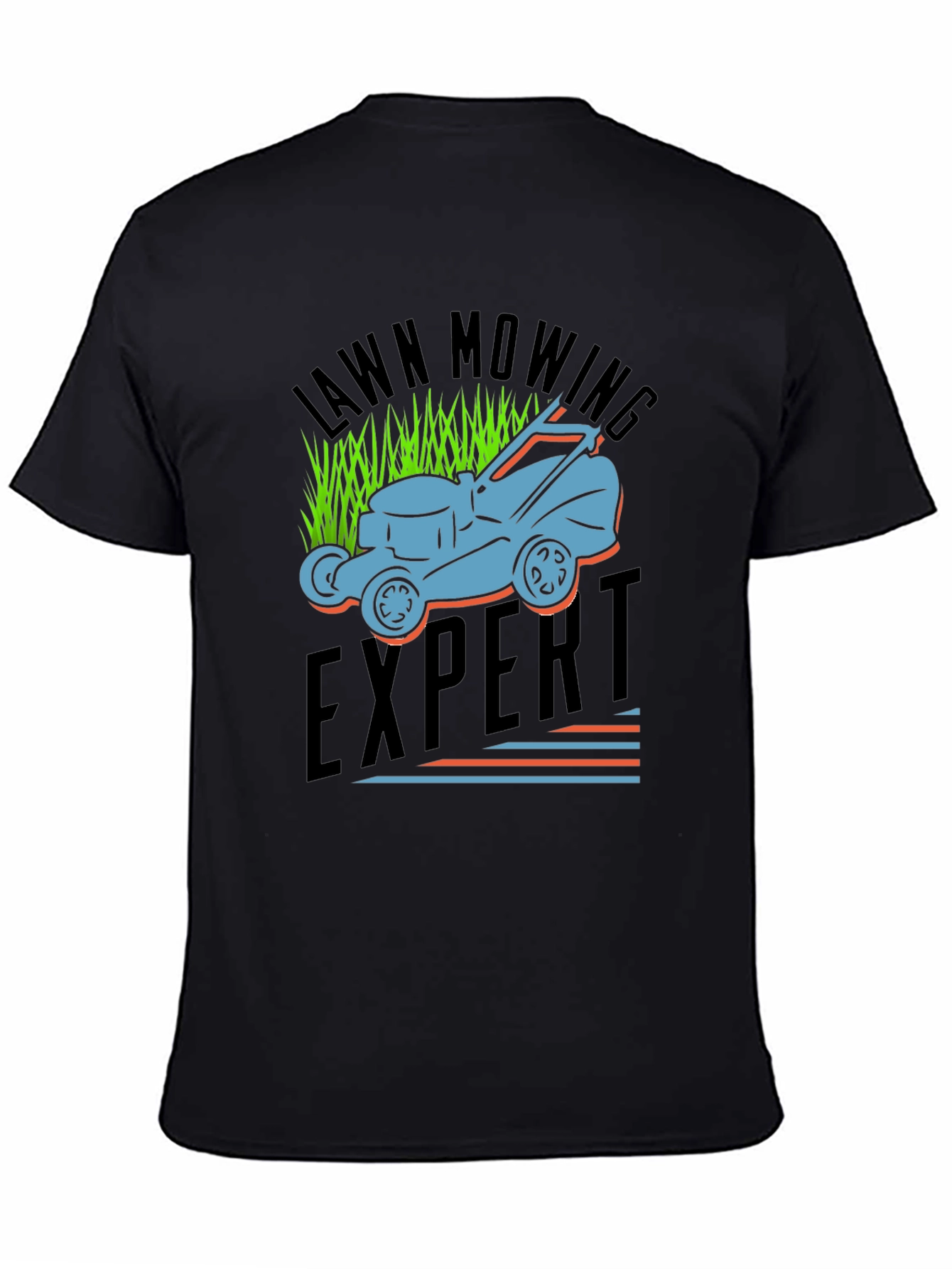 Lawn Mowing Expert Graphic T-Shirt - Comfortable Fit