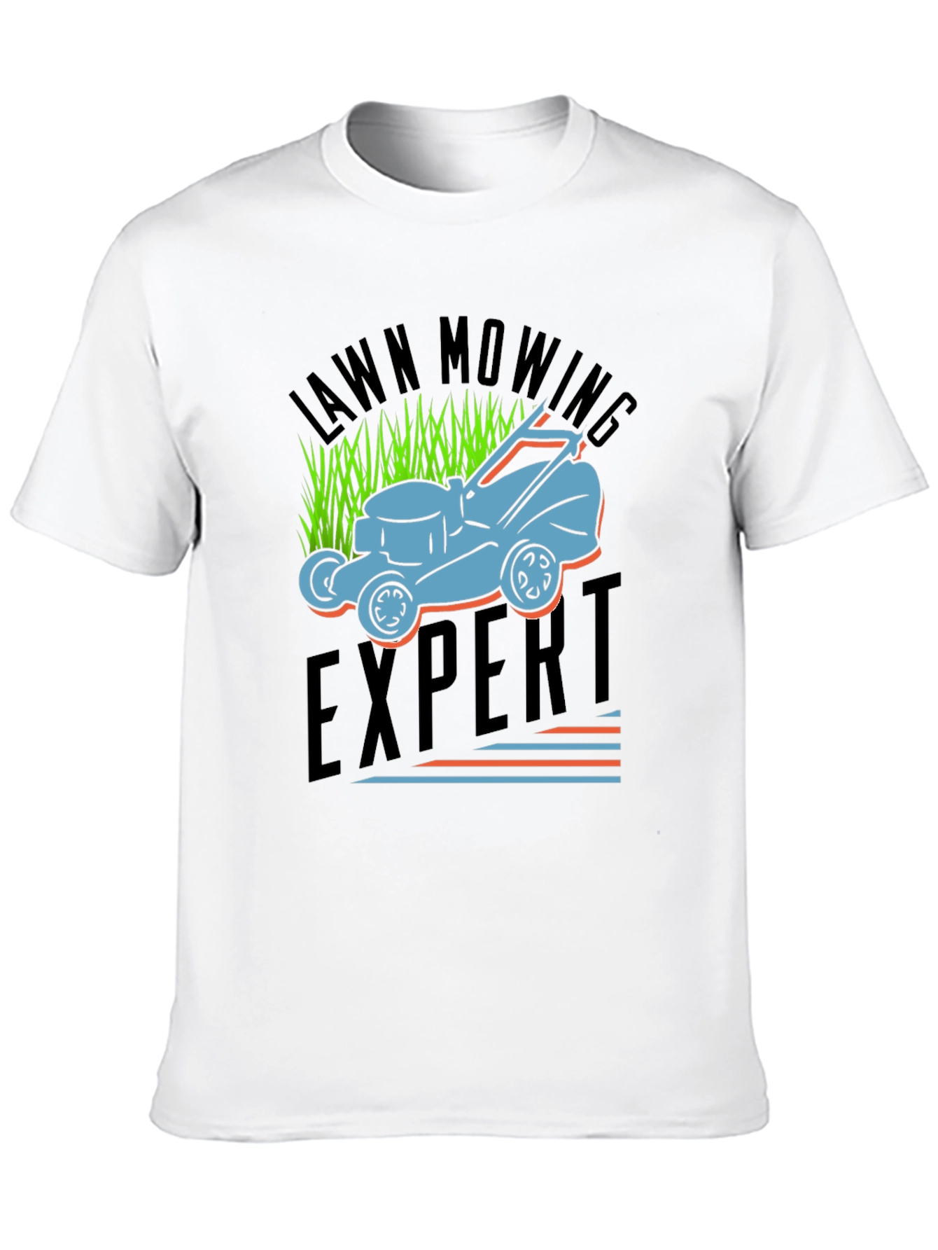 Lawn Mowing Expert Graphic T-Shirt - Comfortable Fit