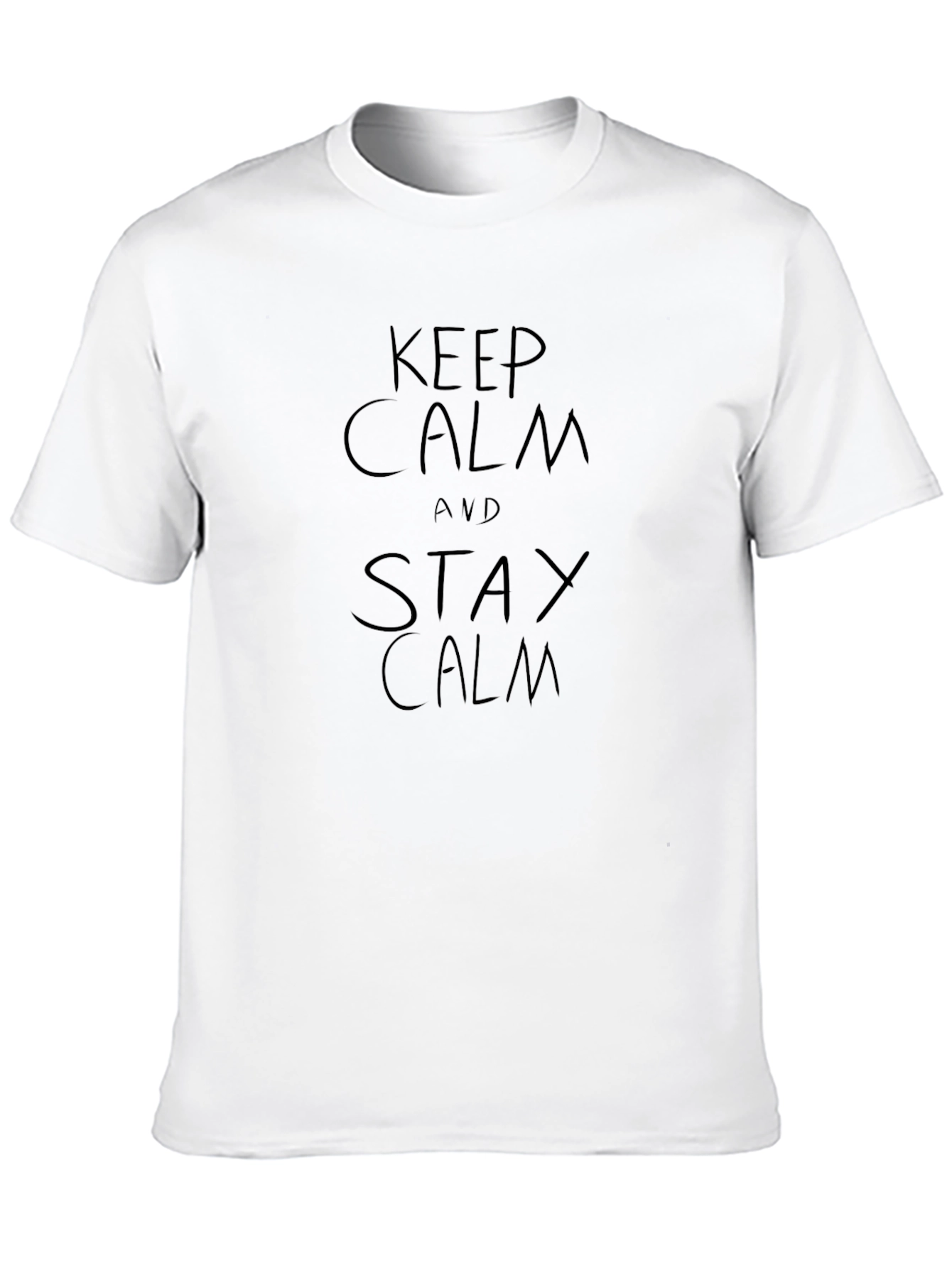 Keep Calm & Stay Calm Black T-Shirt