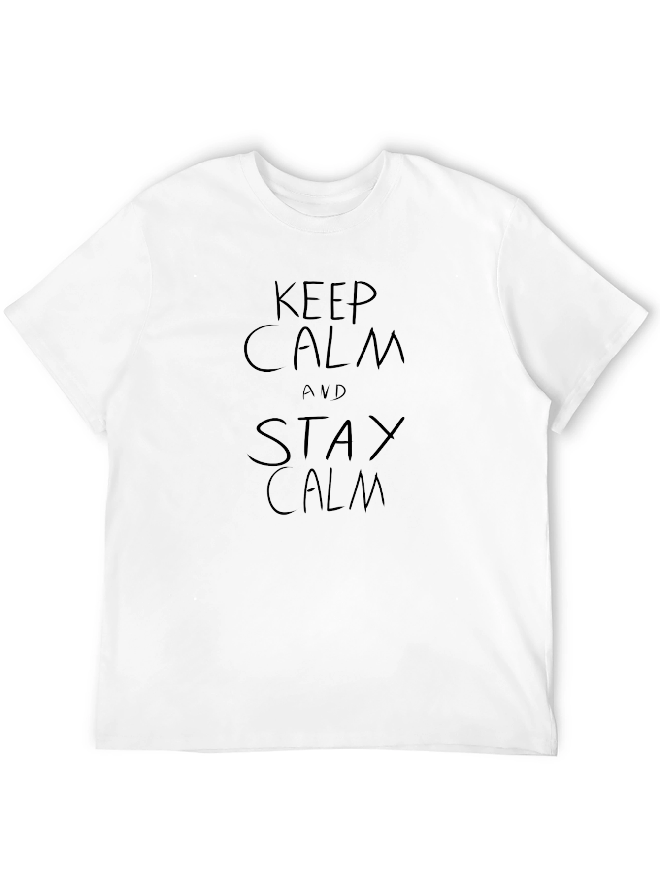 Keep Calm & Stay Calm Black T-Shirt