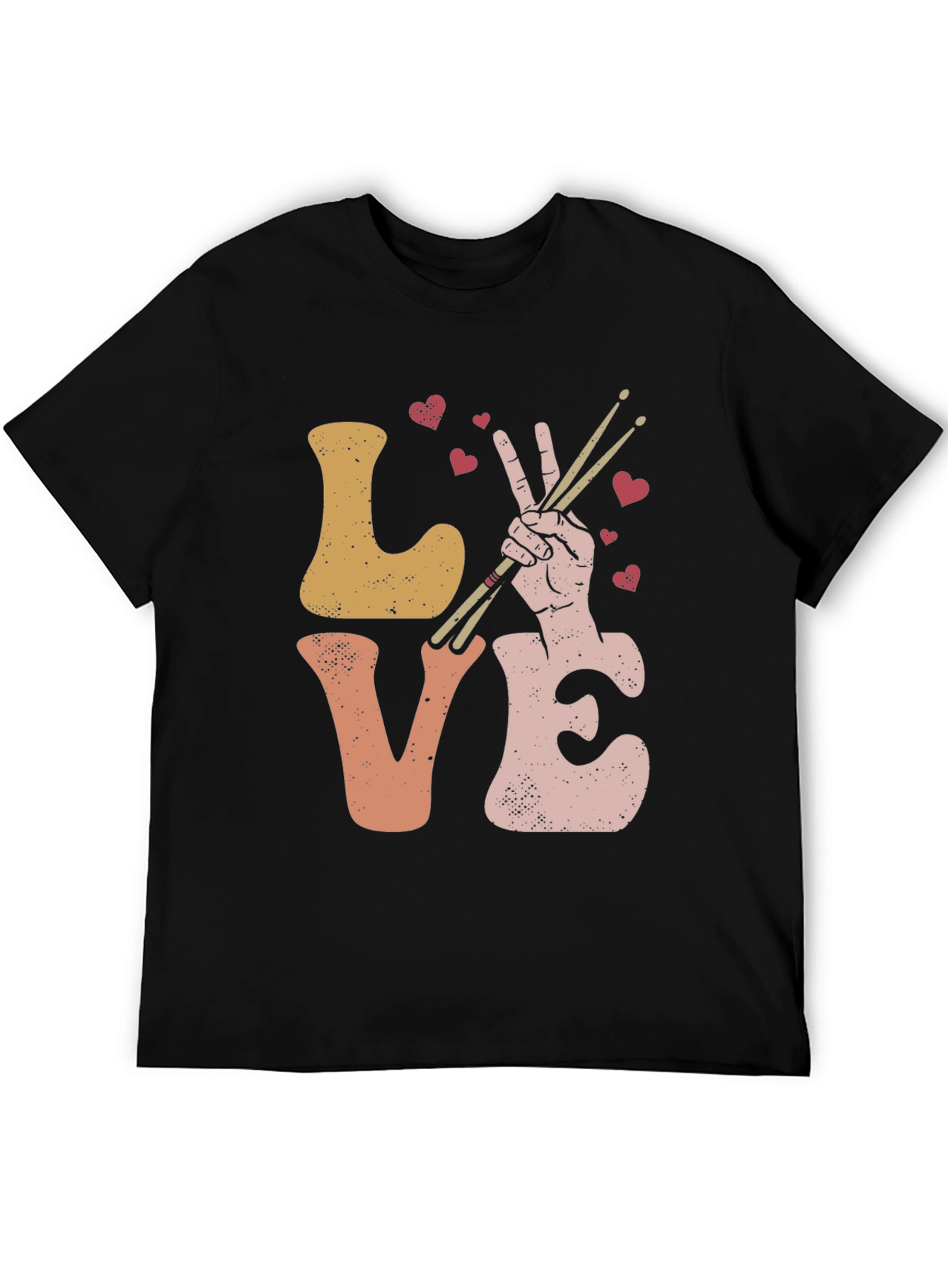 Love Drummer Graphic T-Shirt