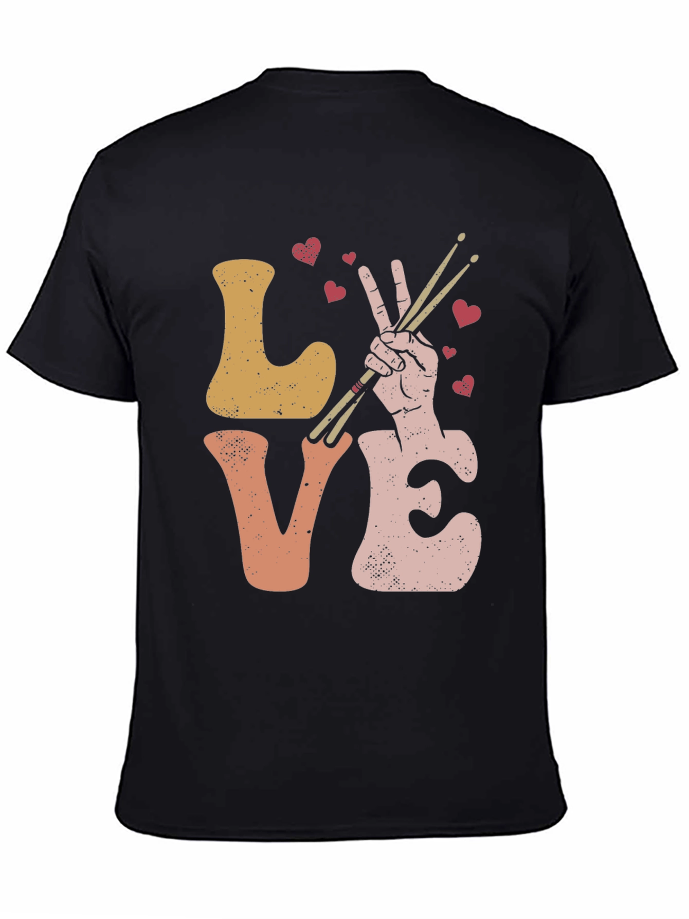 Love Drummer Graphic T-Shirt