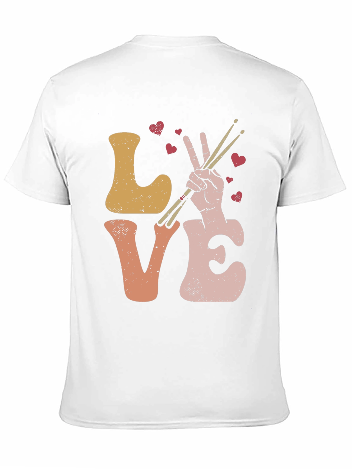 Love Drummer Graphic T-Shirt