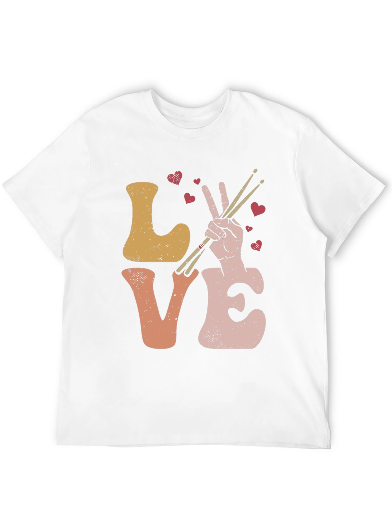 Love Drummer Graphic T-Shirt