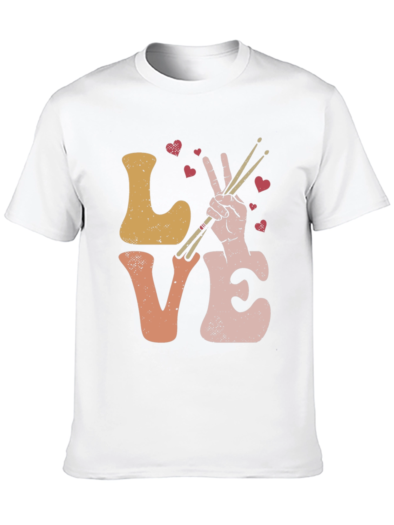 Love Drummer Graphic T-Shirt