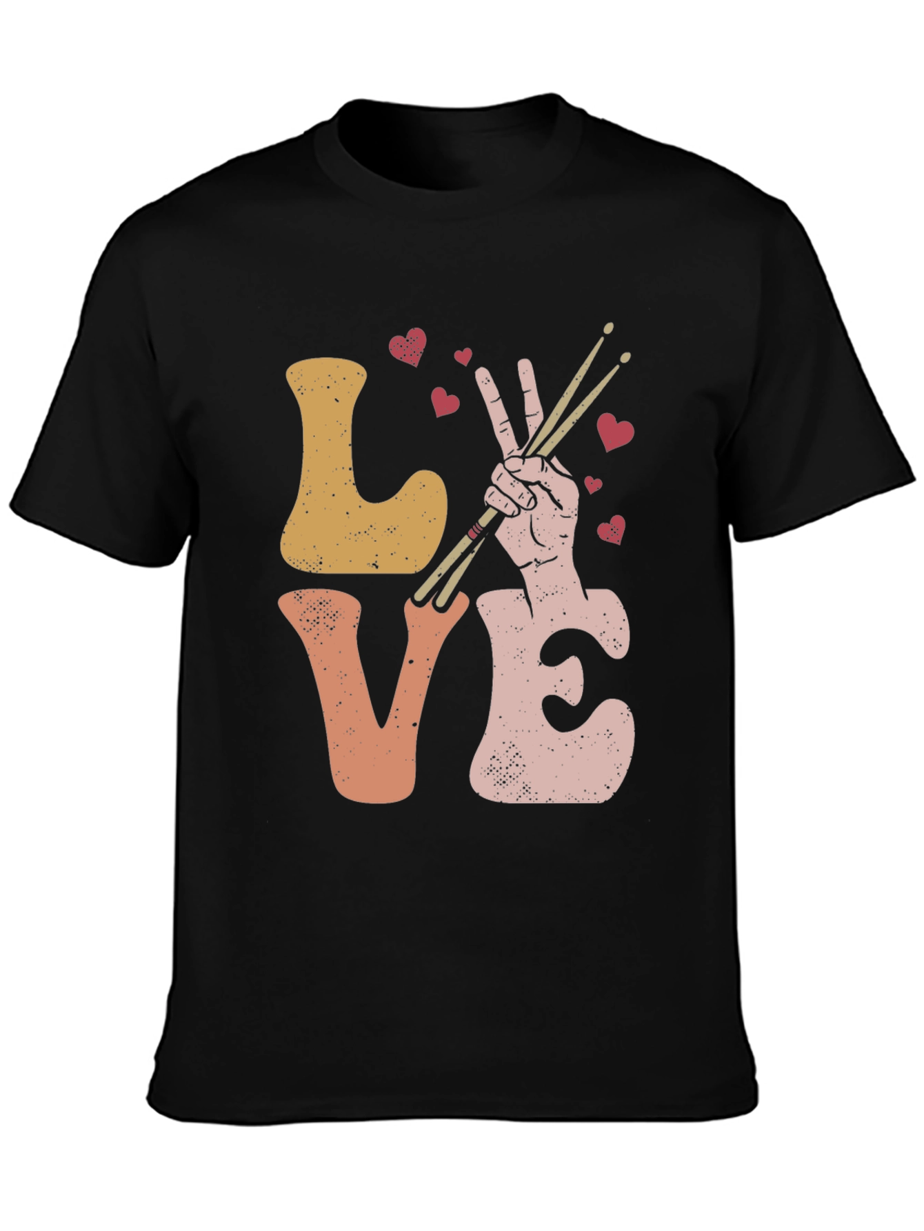 Love Drummer Graphic T-Shirt