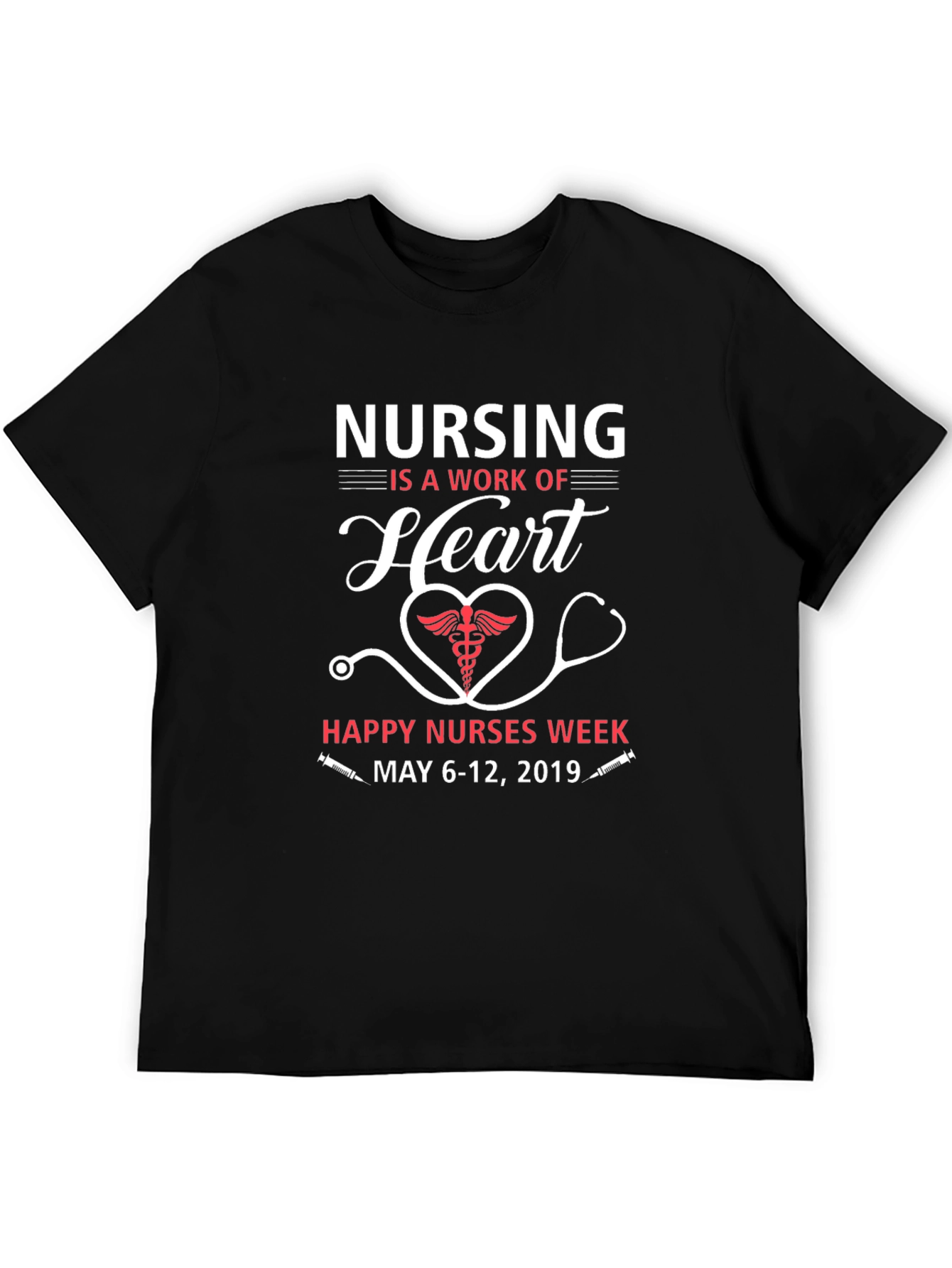 Nursing is a Work of Heart T-Shirt