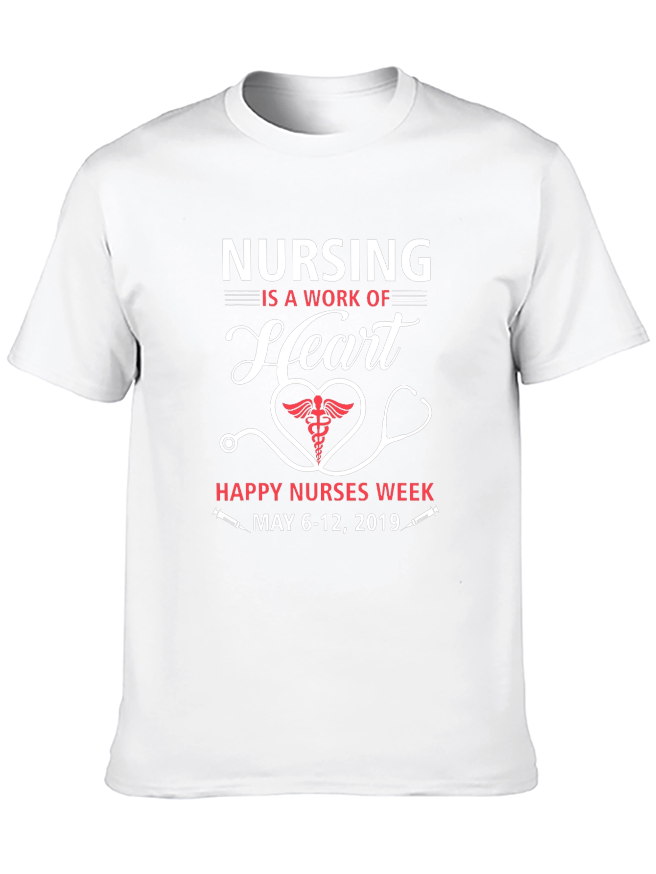 Nursing is a Work of Heart T-Shirt