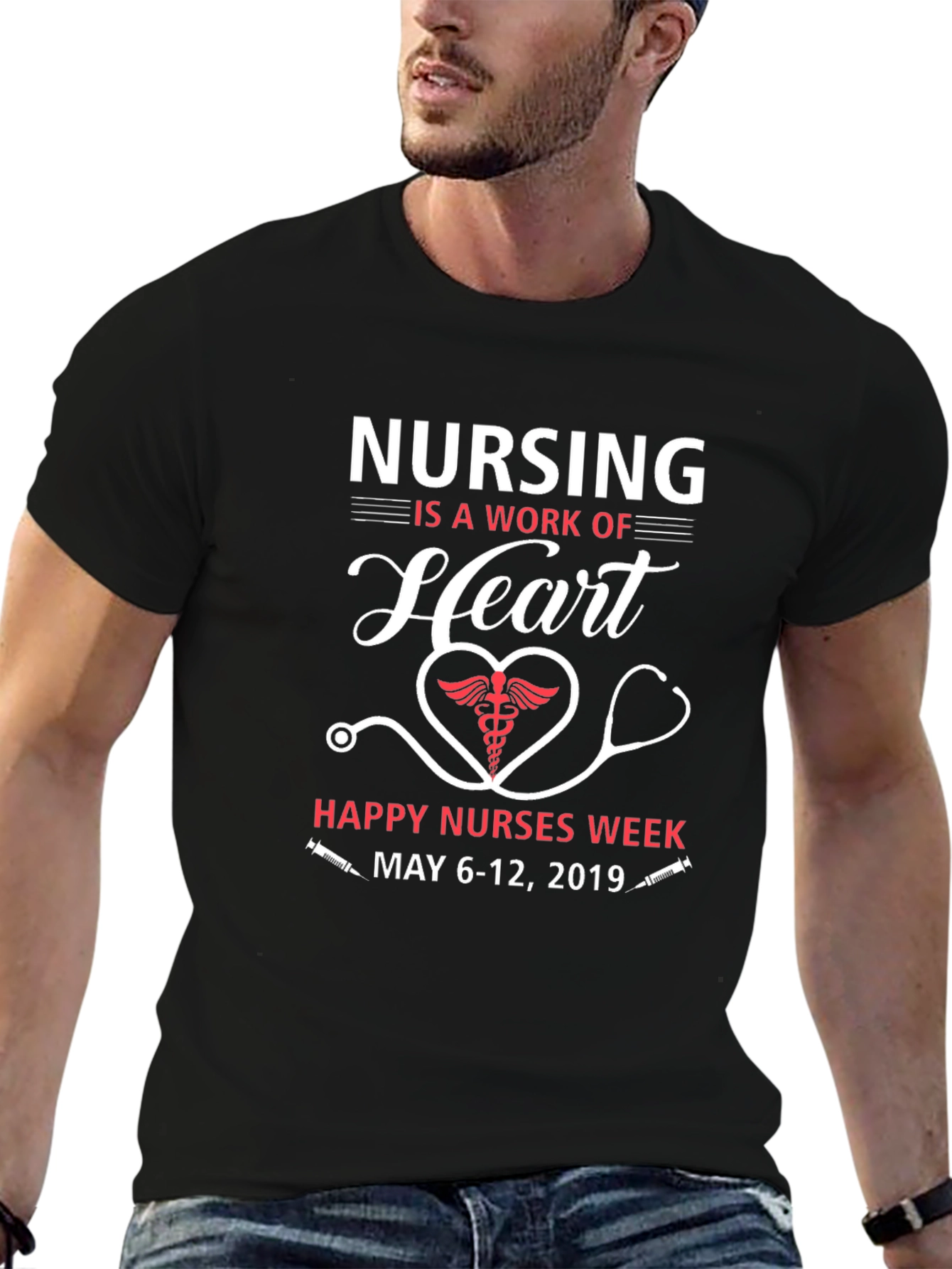 Nursing is a Work of Heart T-Shirt
