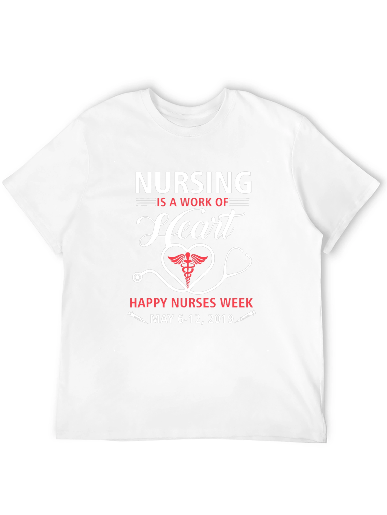 Nursing is a Work of Heart T-Shirt