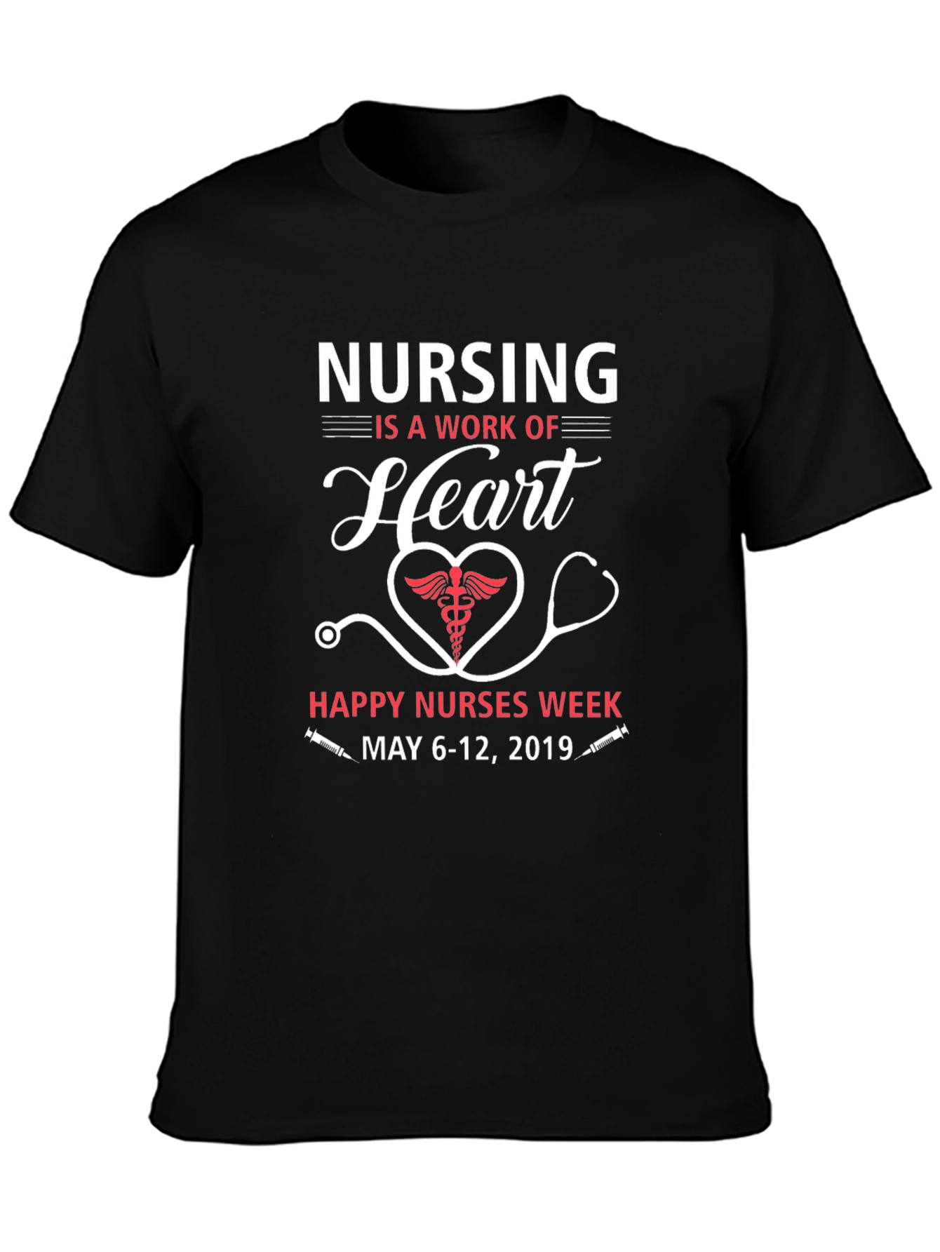 Nursing is a Work of Heart T-Shirt
