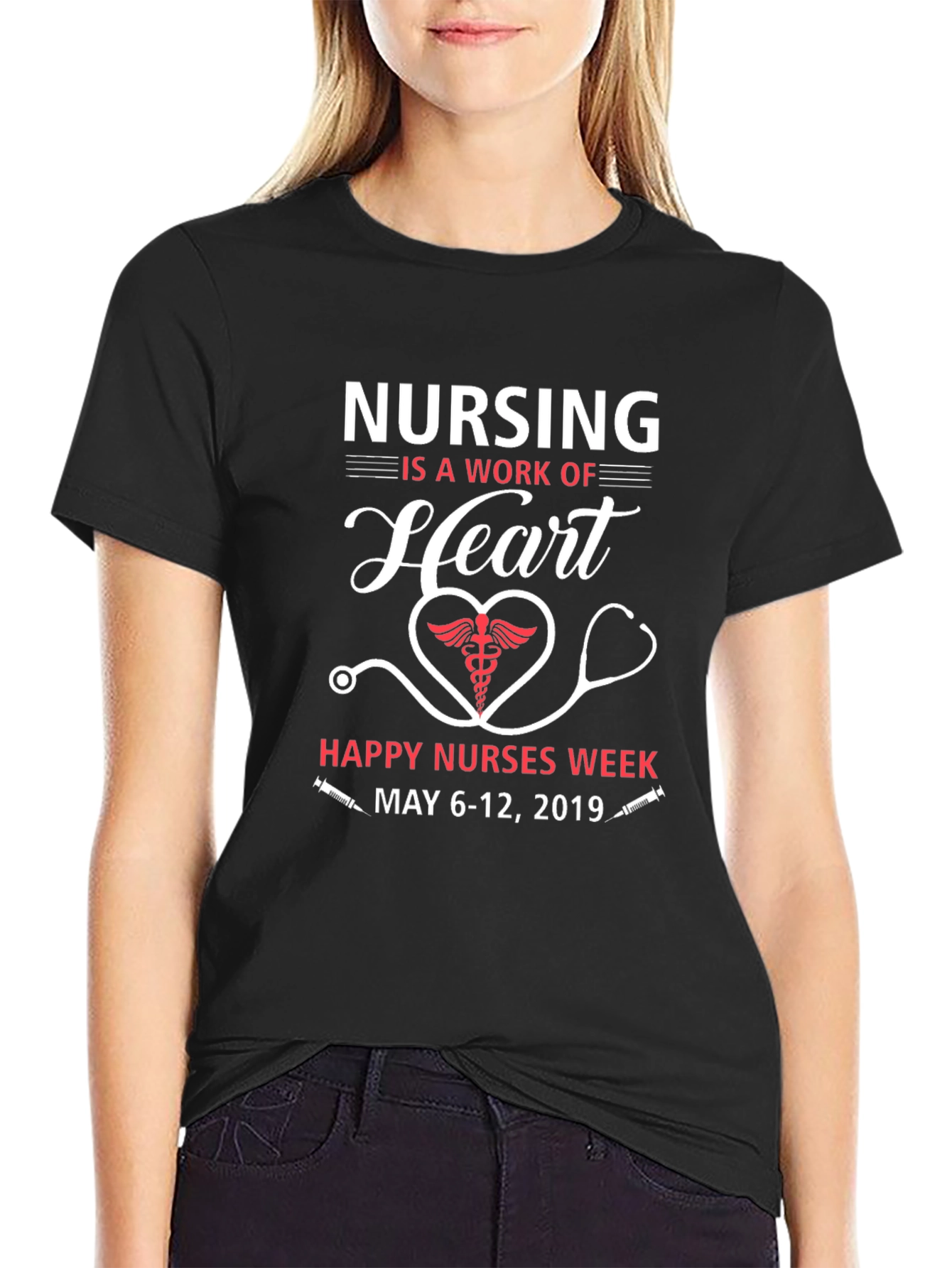 Nursing is a Work of Heart T-Shirt