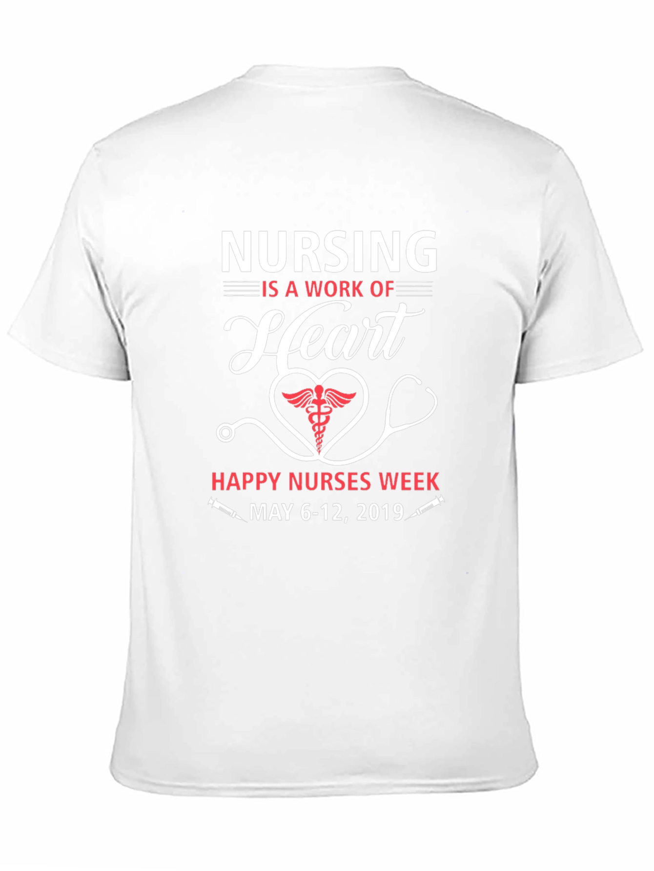 Nursing is a Work of Heart T-Shirt