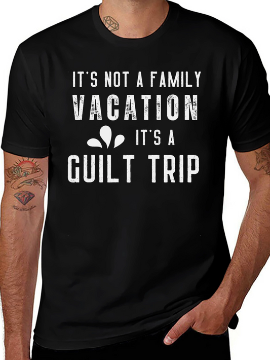 Guilt Trip Family Vacation T-Shirt - Black