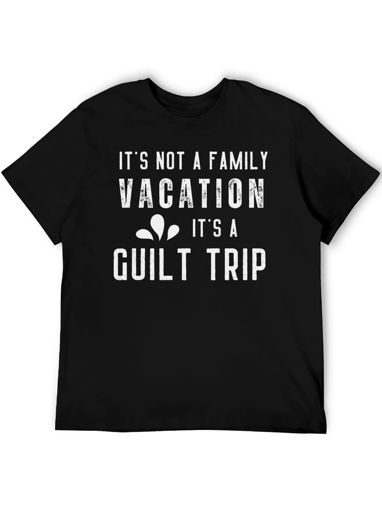 Guilt Trip Family Vacation T-Shirt - Black