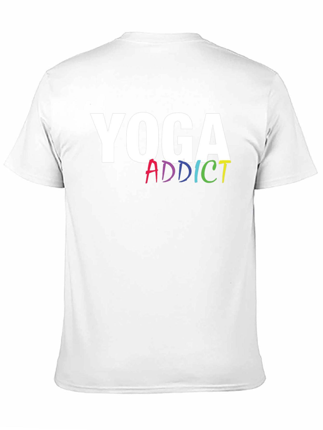 Yoga Addict Graphic Tee - Black