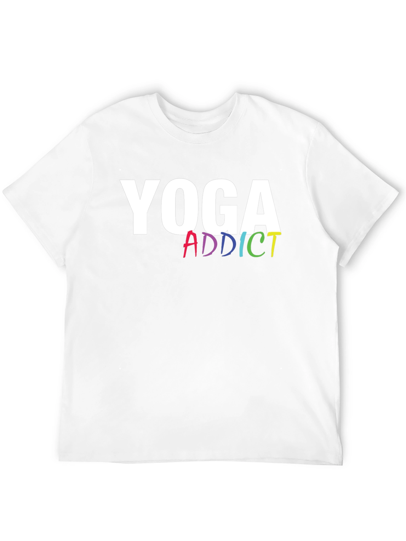 Yoga Addict Graphic Tee - Black