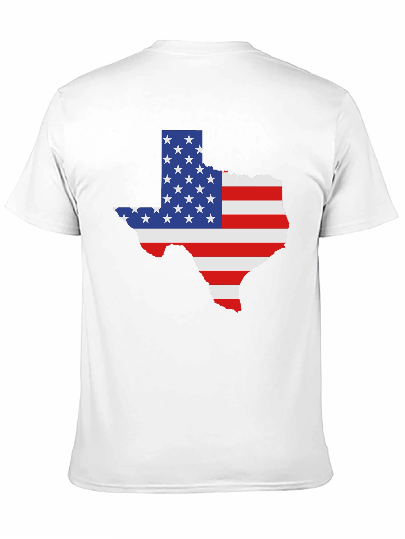Texas State American Flag Graphic Tee