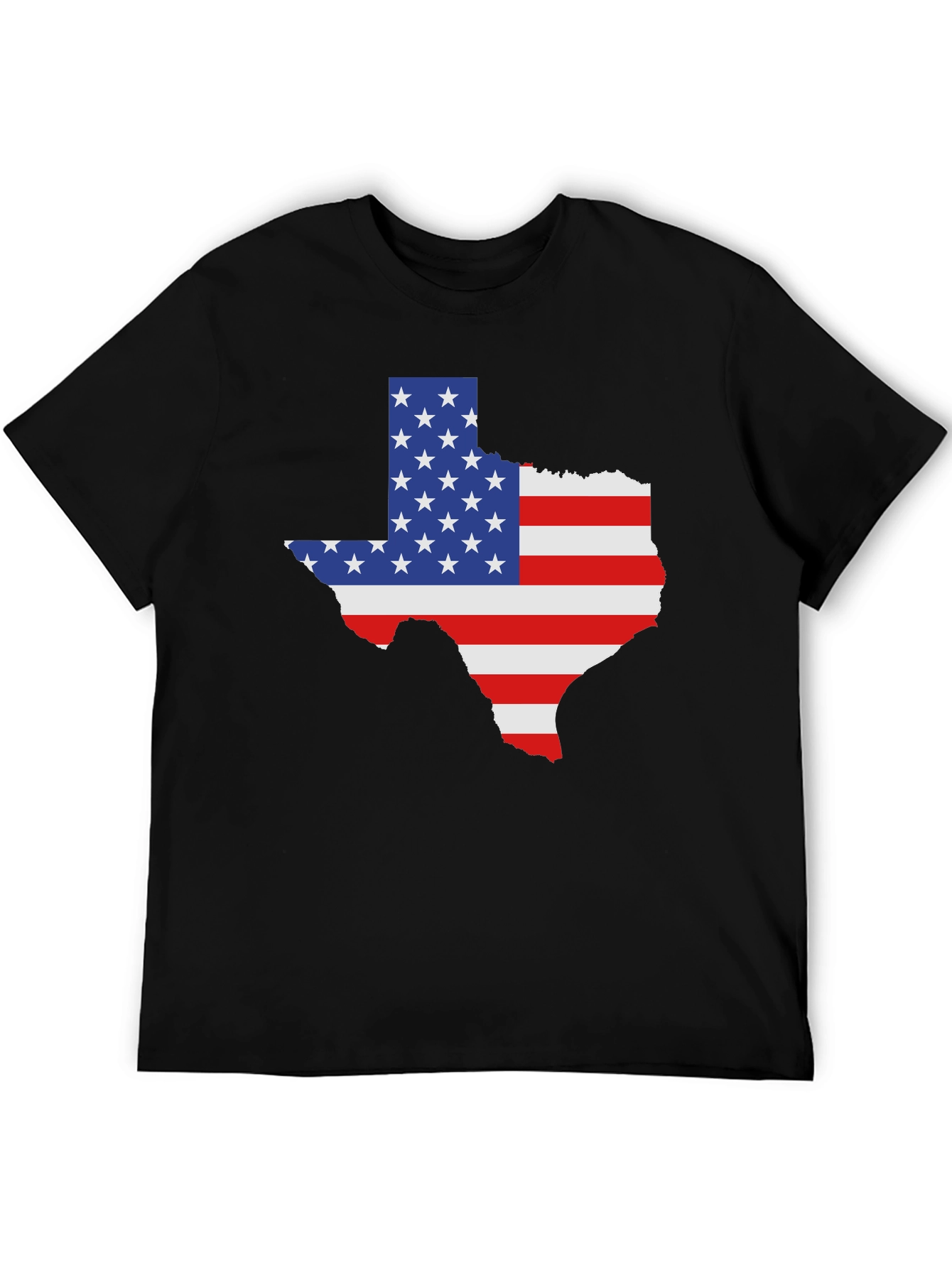 Texas State American Flag Graphic Tee