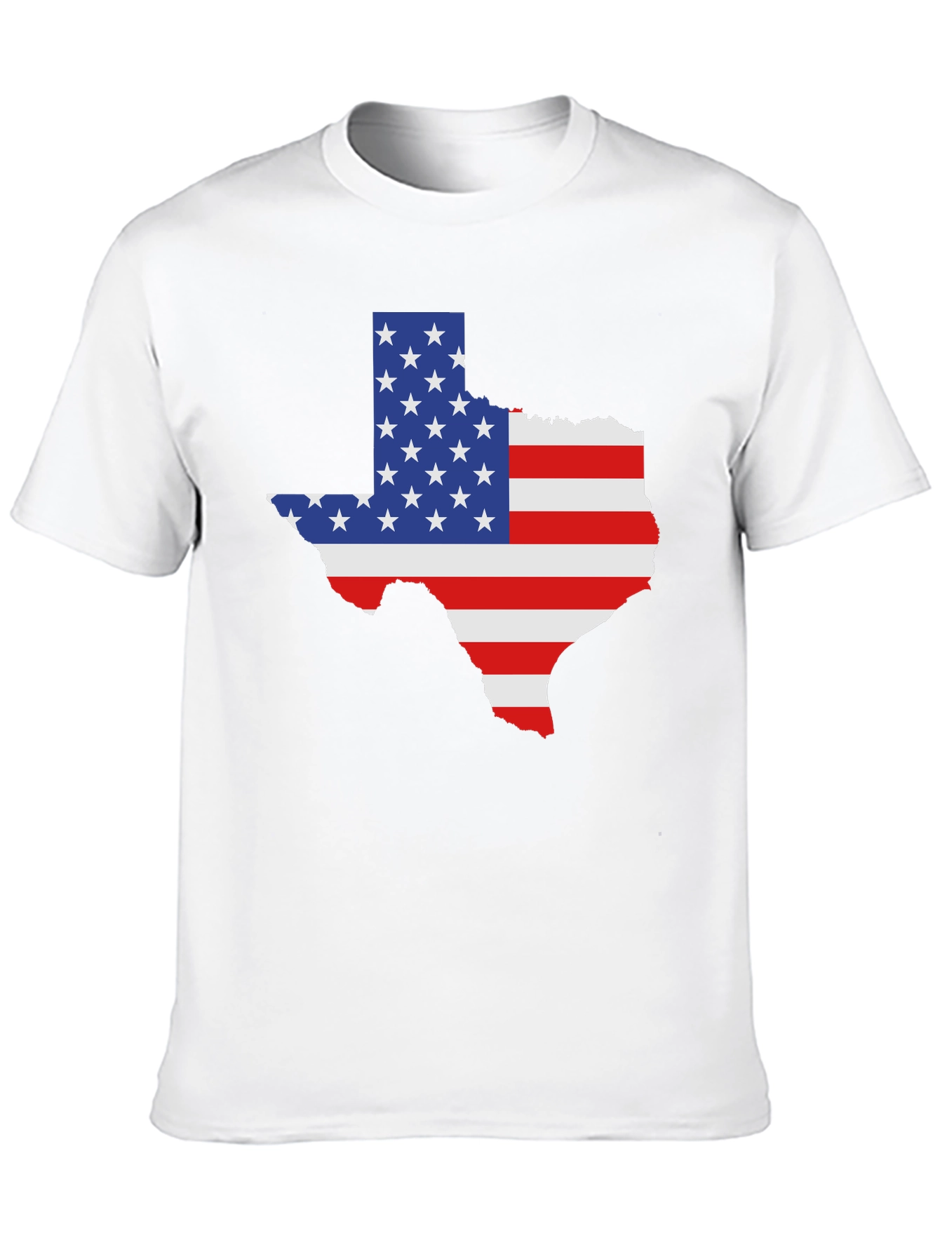 Texas State American Flag Graphic Tee