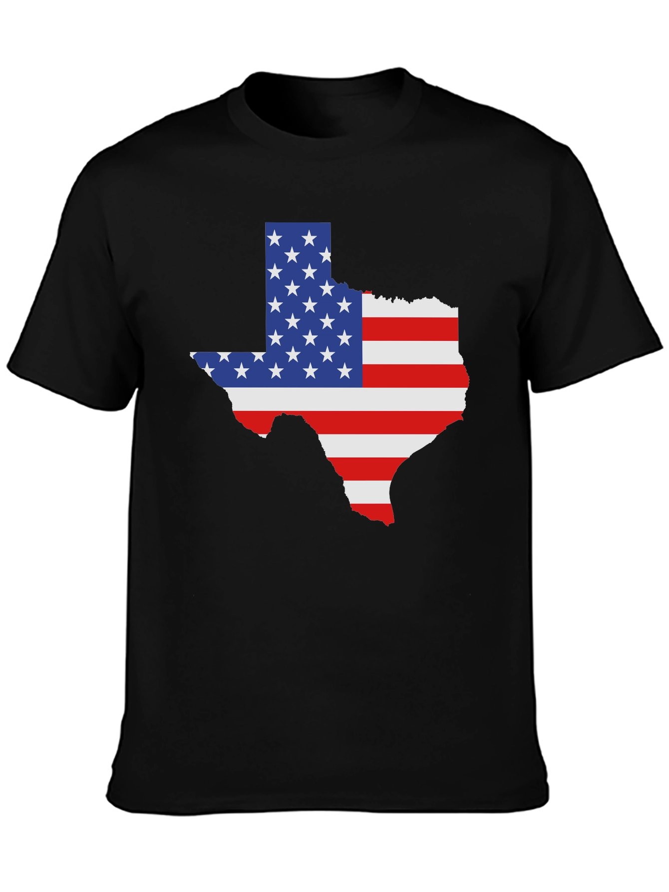 Texas State American Flag Graphic Tee