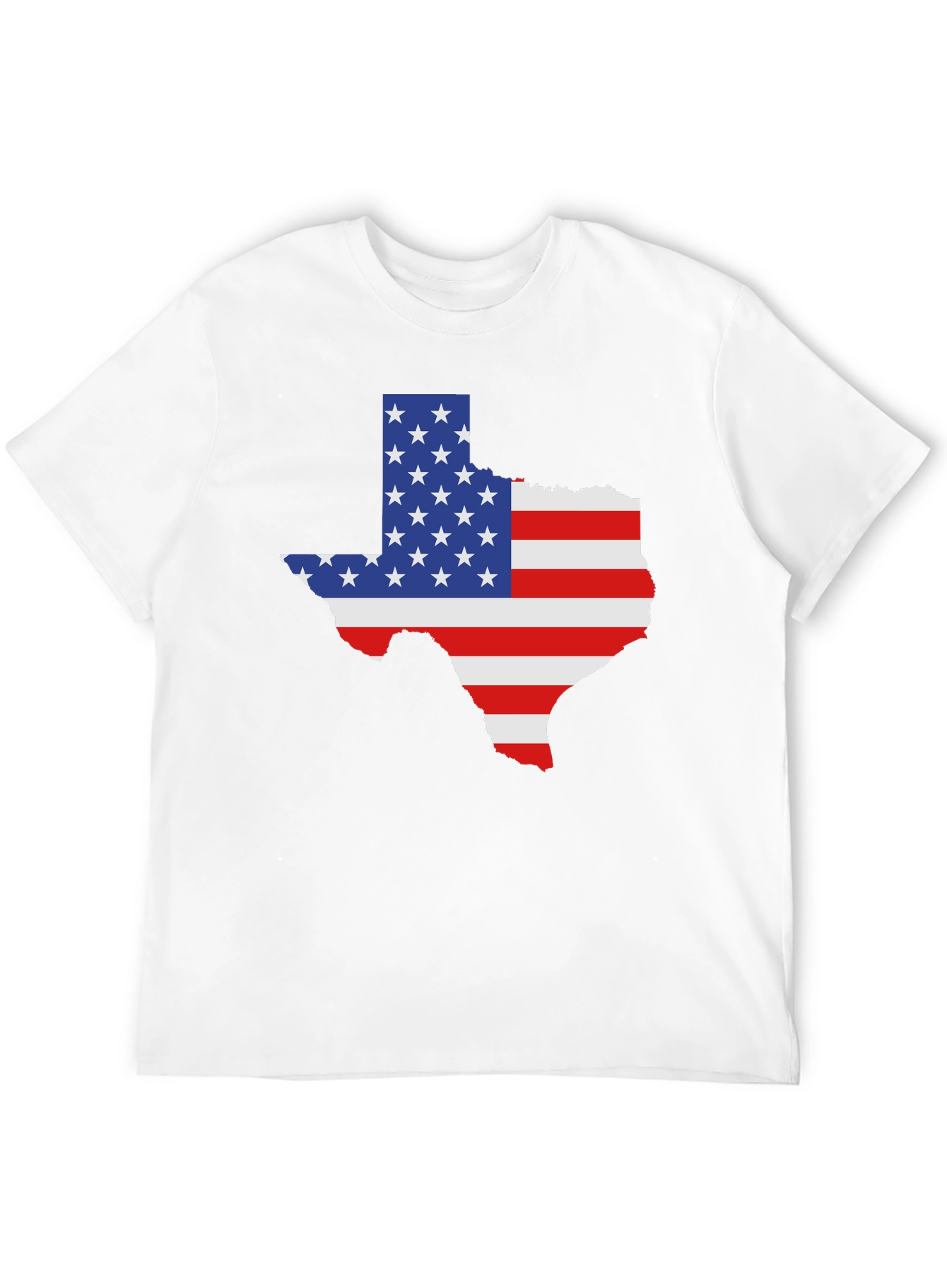 Texas State American Flag Graphic Tee