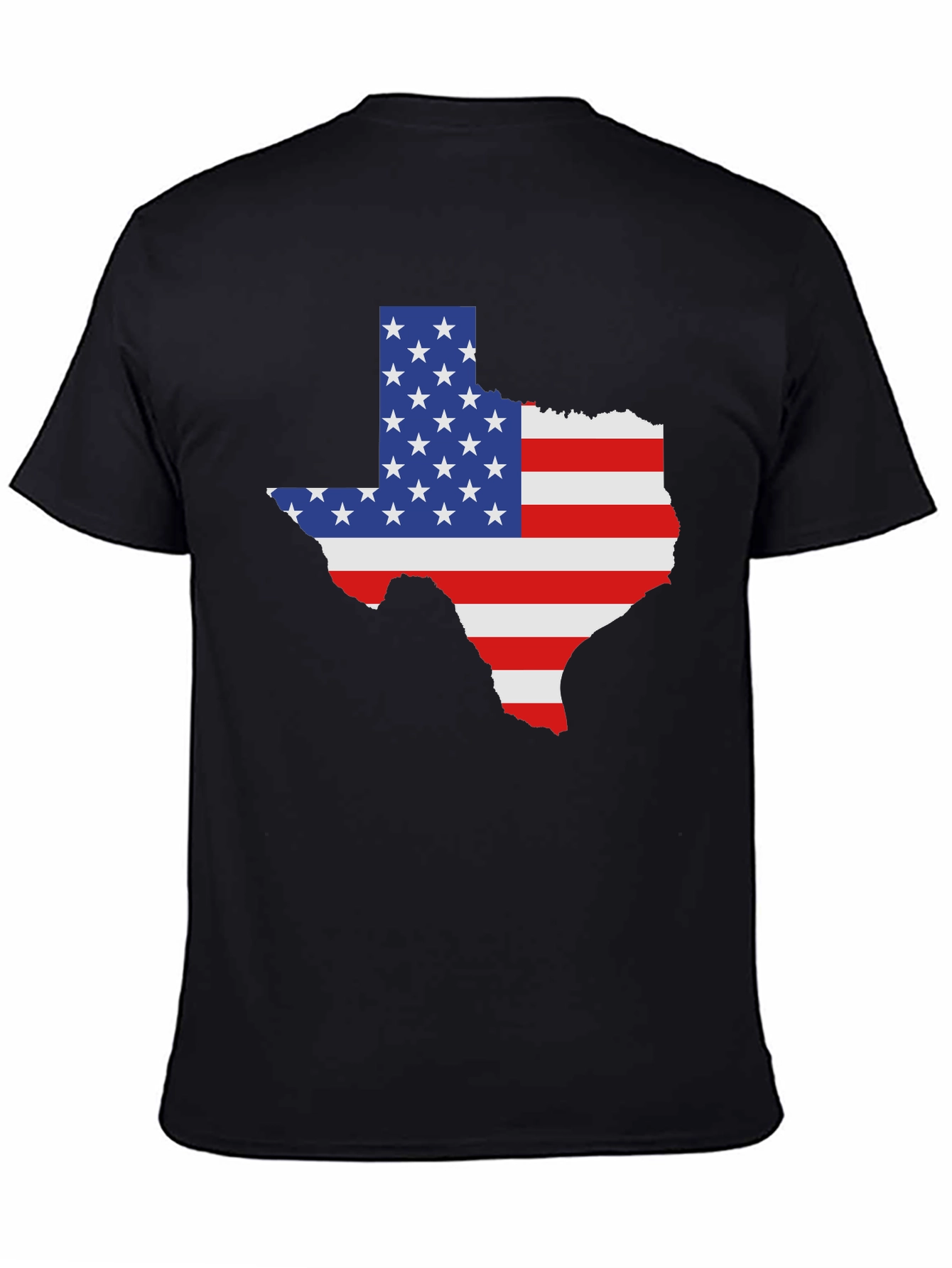 Texas State American Flag Graphic Tee