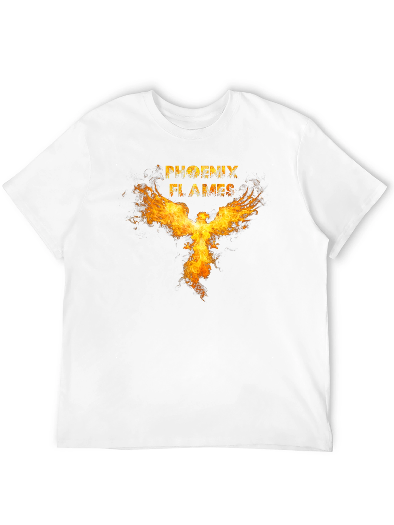 Phoenix Flames Graphic Tee - Mens Black T-Shirt
