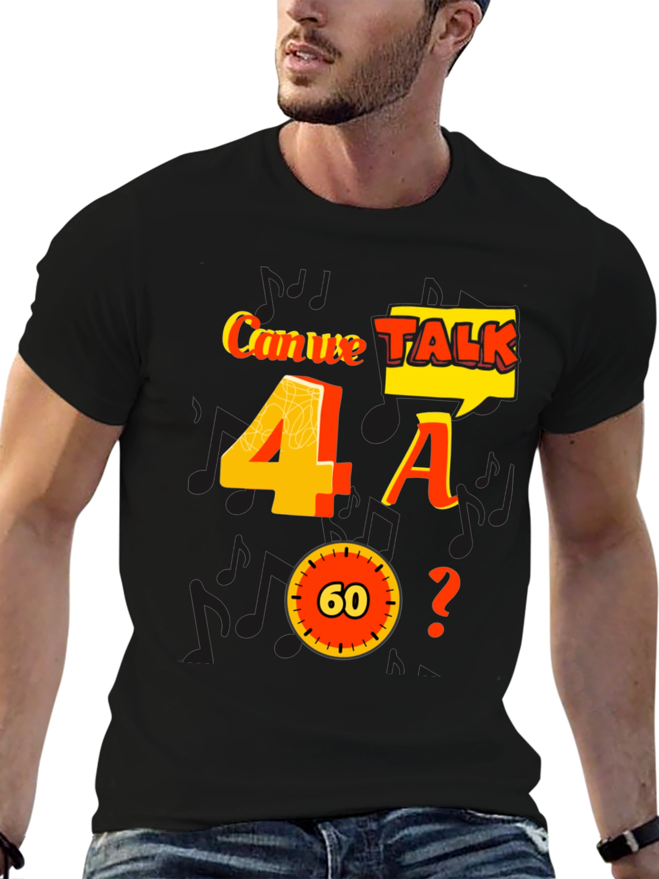 Can We Talk 4 A 60? Graphic Tee