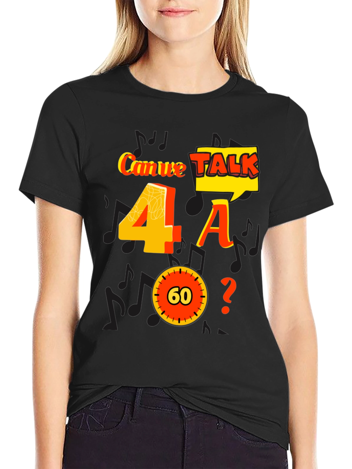 Can We Talk 4 A 60? Graphic Tee