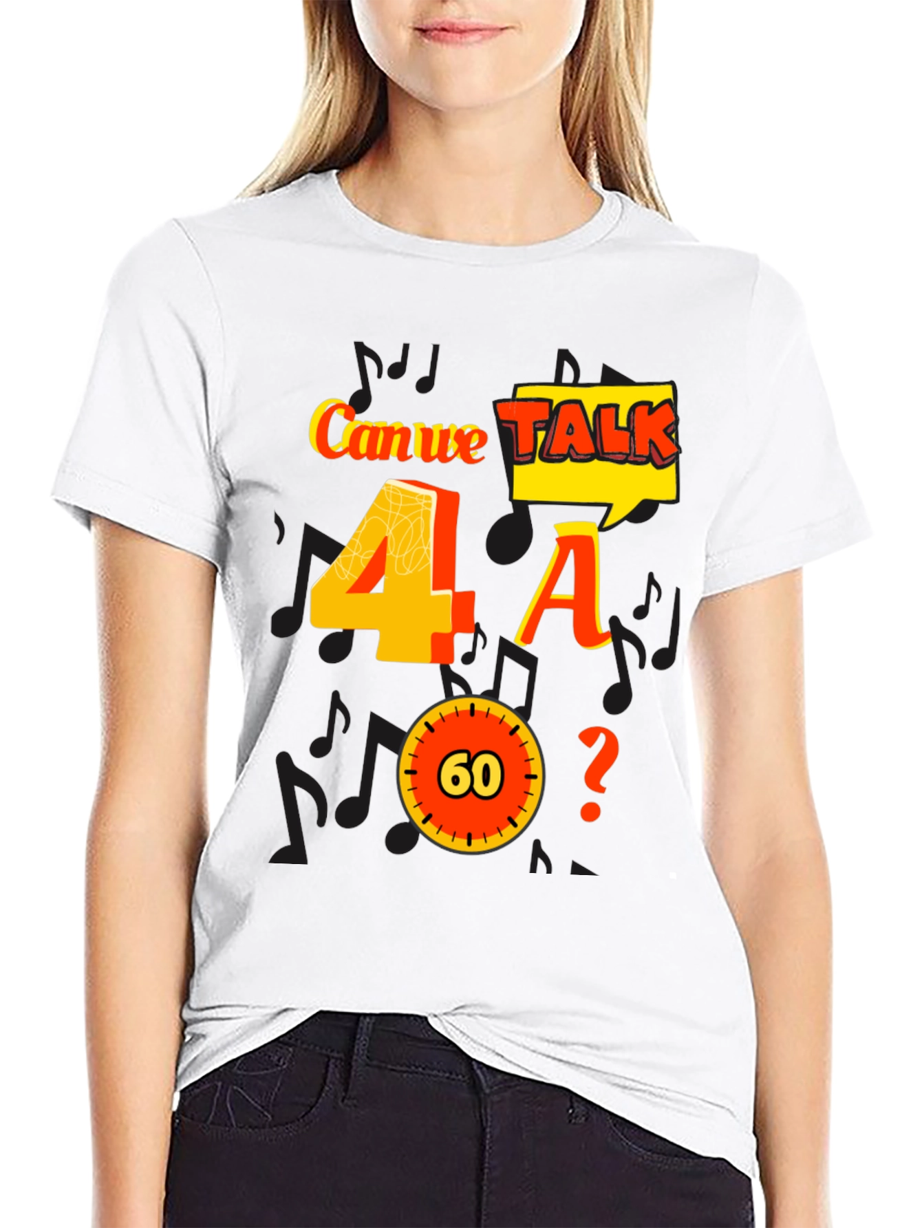 Can We Talk 4 A 60? Graphic Tee