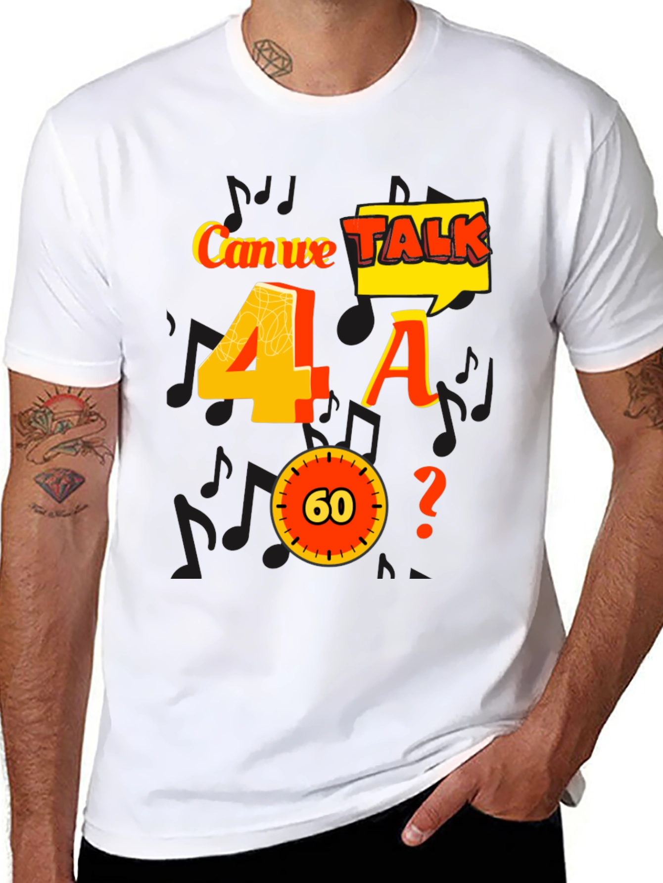Can We Talk 4 A 60? Graphic Tee