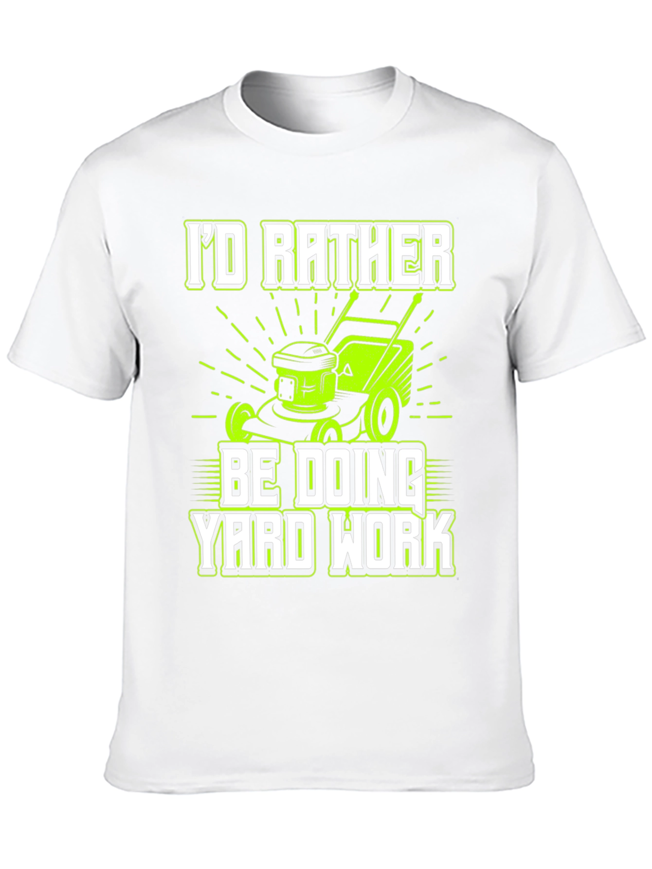 Yard Work T-Shirt - Lawn Mower Graphic Tee
