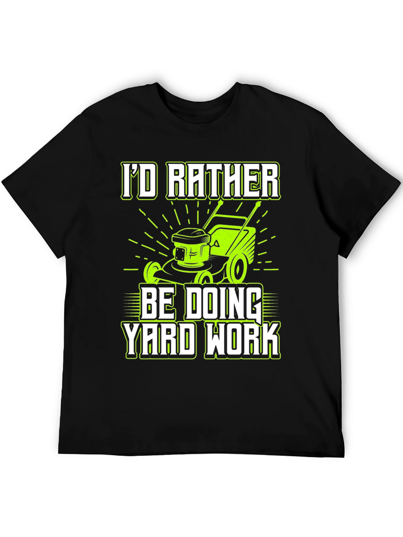 Yard Work T-Shirt - Lawn Mower Graphic Tee